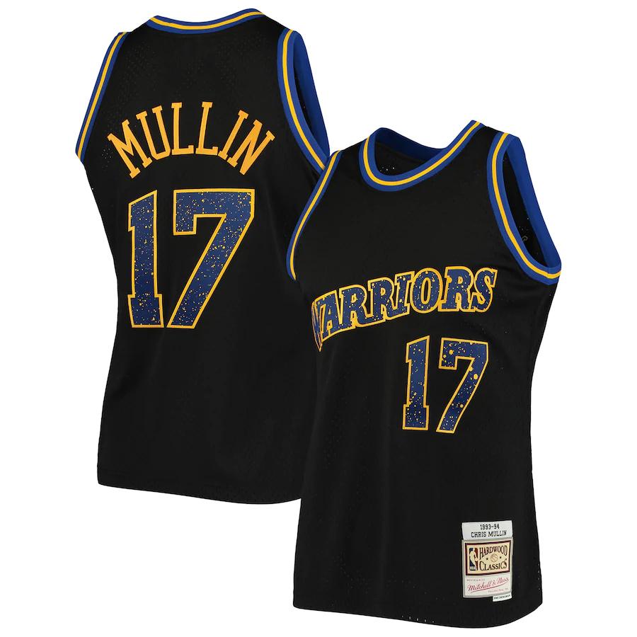 Chris Mullin Golden State Warriors Mitchell & Ness Rings Collection Swingman Jersey - Black