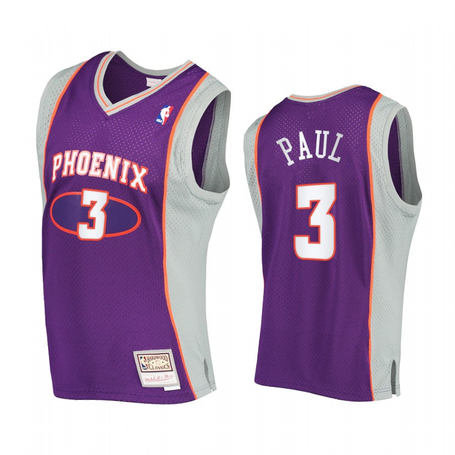Chris Paul 3 Phoenix Suns Hardwood Classics Jersey Purple - JS120 