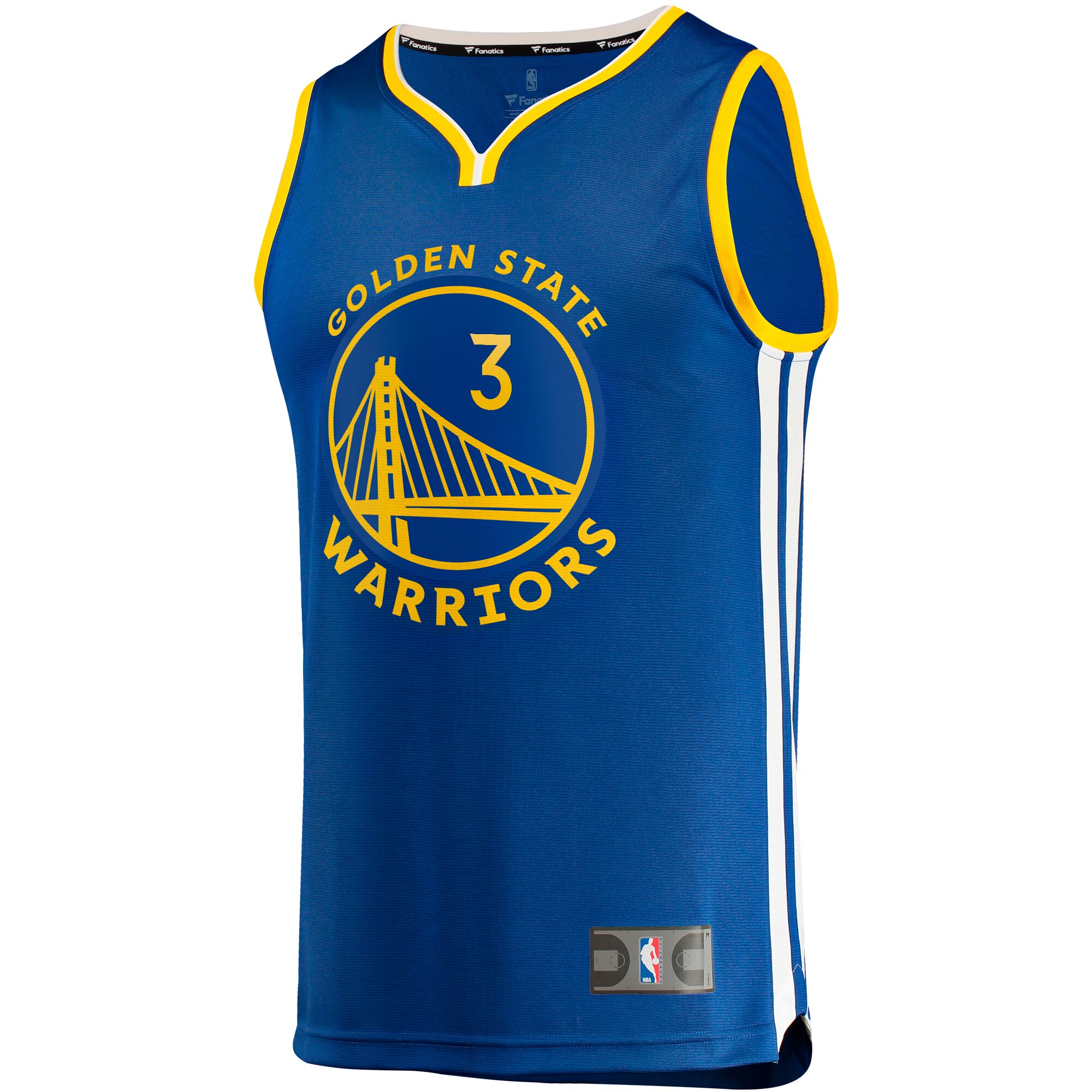 Alternative view of Chris Paul Golden State Warriors Fanatics Fast Break Player Jersey - Icon Edition - Royal