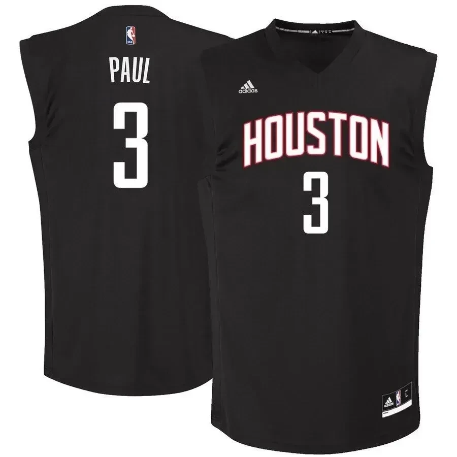 Chris Paul Houston Rockets Chase Fashion Jersey - Black - JS219 