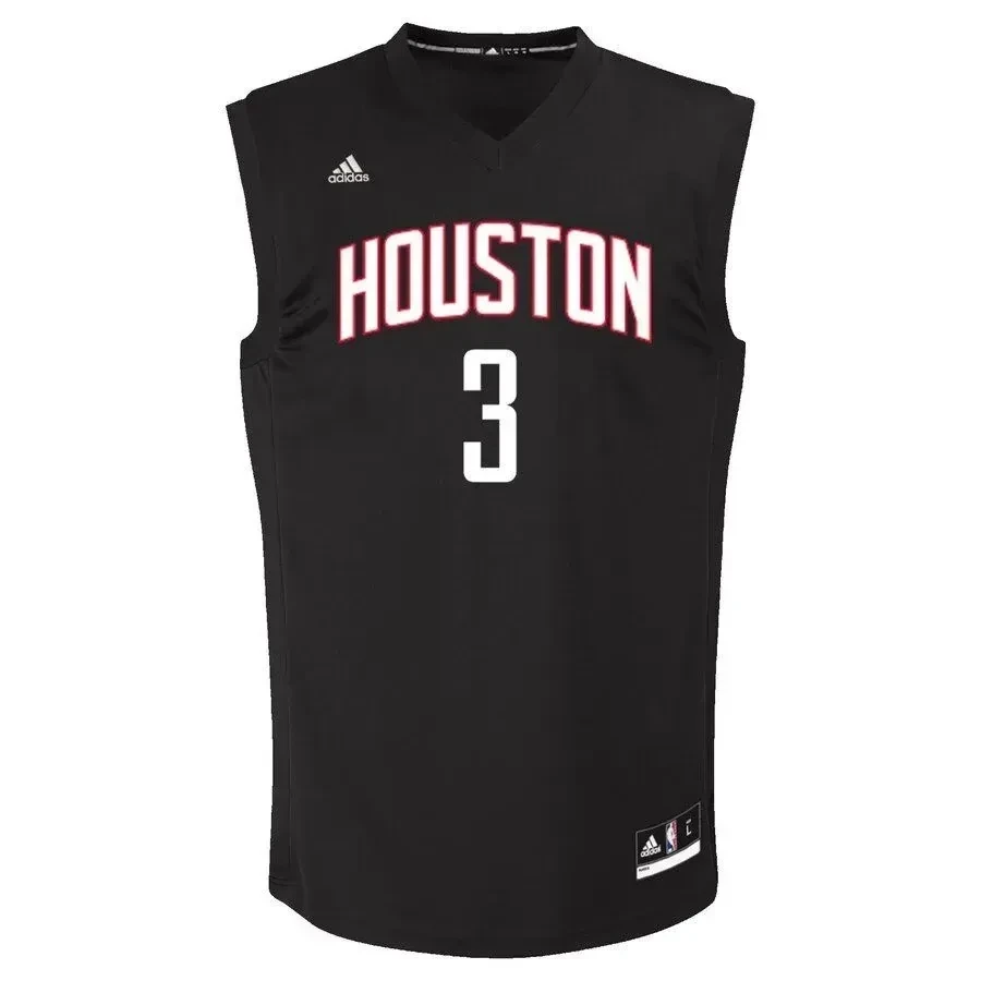 Alternative view of Chris Paul Houston Rockets Chase Fashion Jersey - Black - JS219 