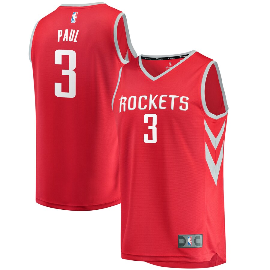 Chris Paul Houston Rockets Fanatics Branded Fast Break Replica Jersey Red - Icon Edition