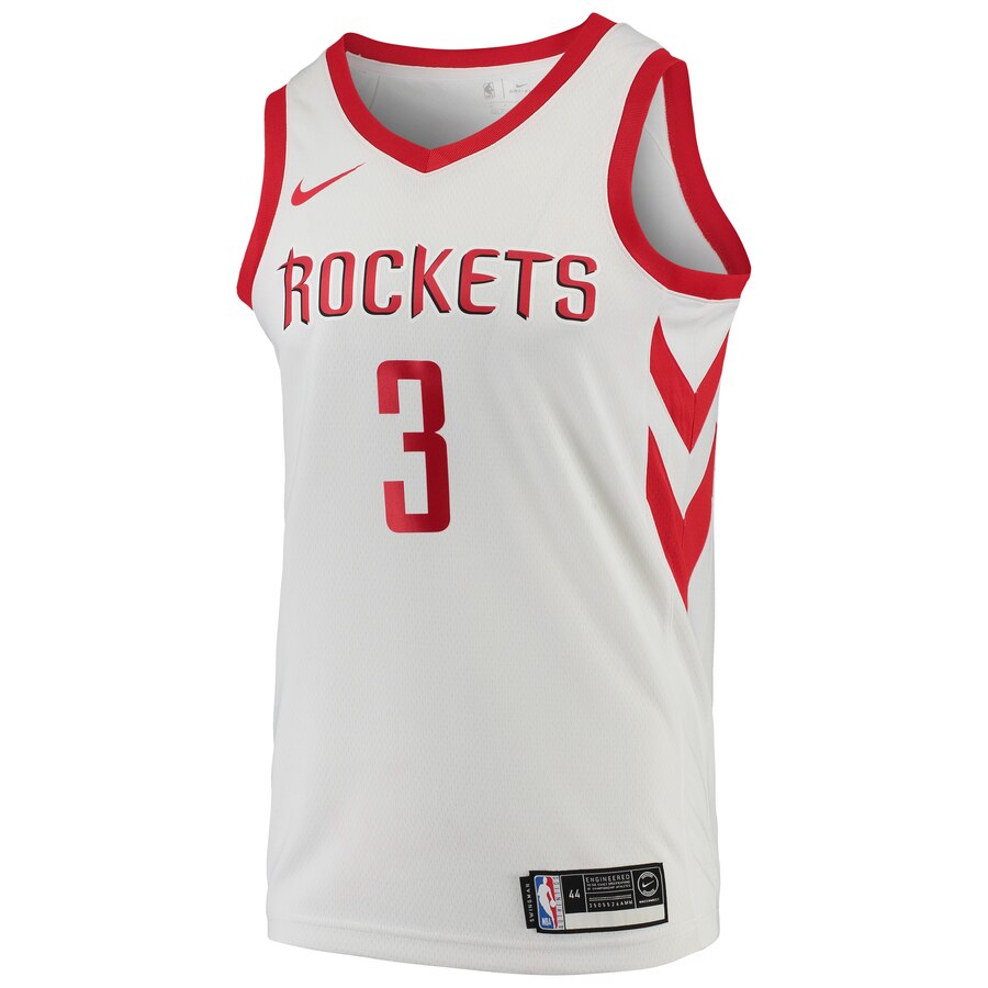 Alternative view of Chris Paul Houston Rockets Replica Swingman Jersey - Association Edition - White