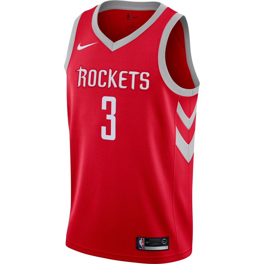 Alternative view of Chris Paul Houston Rockets Swingman Jersey - Icon Edition - Red