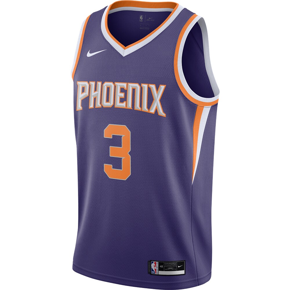 Alternative view of Chris Paul Phoenix Suns 2020/21 Swingman Jersey Purple - Icon Edition