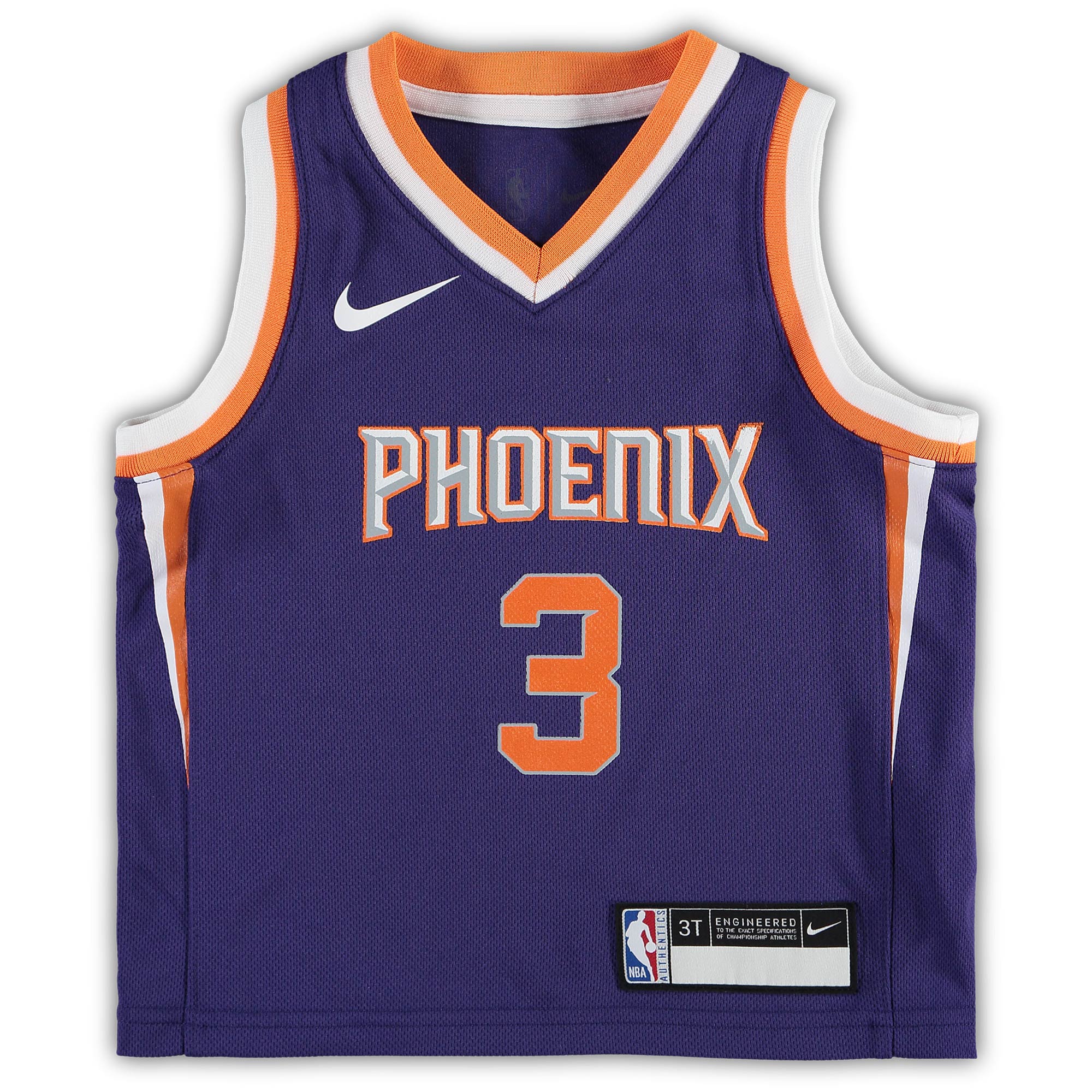 Alternative view of Chris Paul Phoenix Suns Toddler Replica Jersey - Icon Edition - Purple