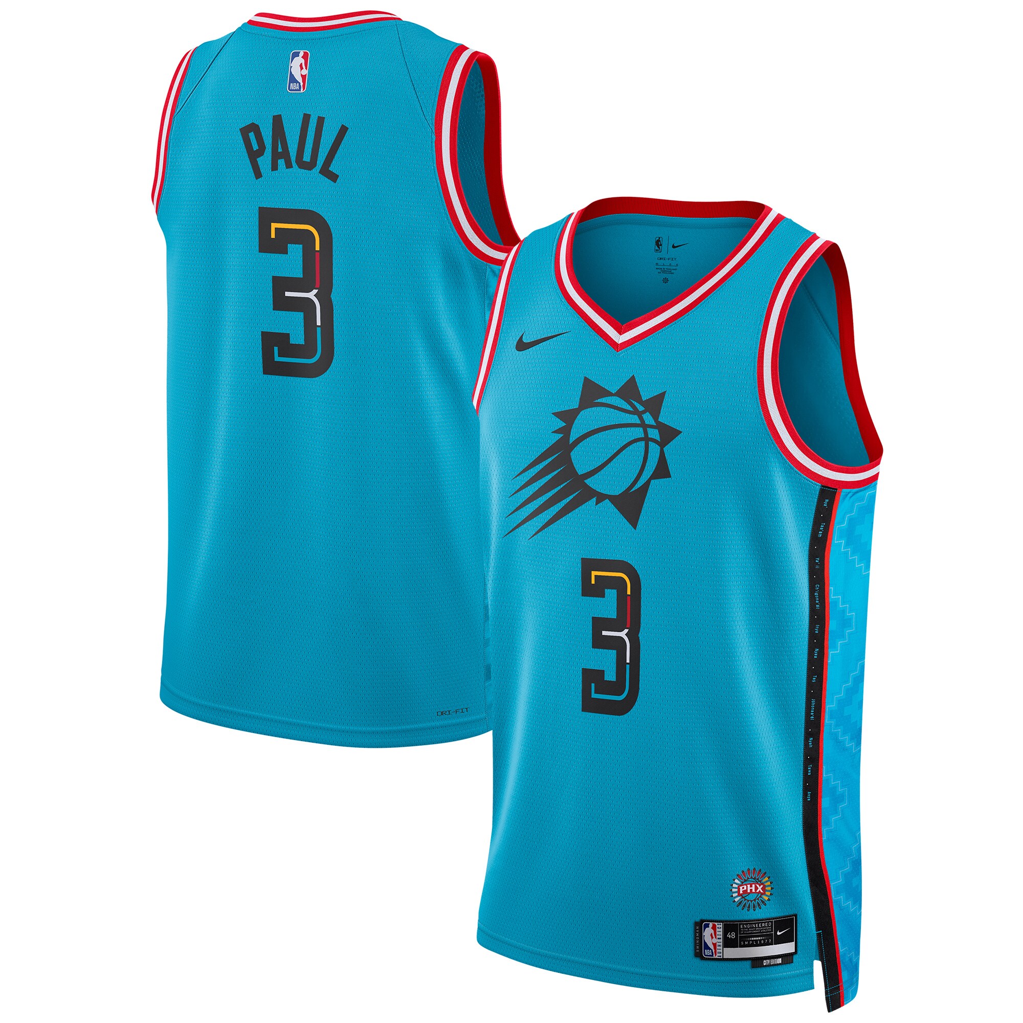 Chris Paul Phoenix Suns Unisex 2022/23 Swingman Jersey – City Edition – Turquoise