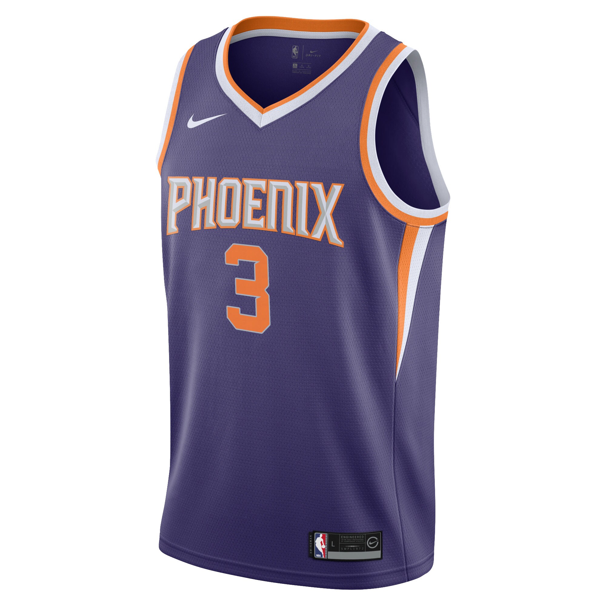 Alternative view of Chris Paul Phoenix Suns Youth Swingman Jersey - Icon Edition - Purple