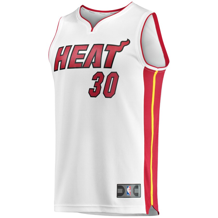 Alternative view of Chris Silva Miami Heat Fanatics Branded Youth Fast Break Replica Player Jersey White - Association Edition