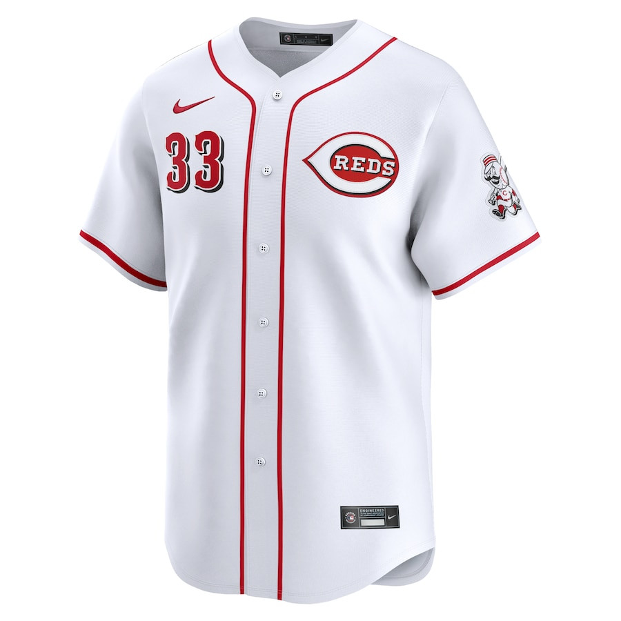 Alternative view of Christian Encarnacion-Strand 33 Cincinnati Reds Home Limited Men Jersey - White