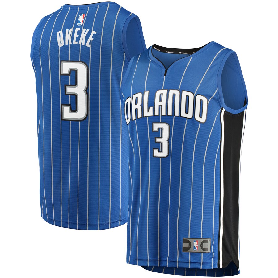 Chuma Okeke Orlando Magic Branded Youth 2019 Nba Draft First Round Pick Fast Break Replica Jersey Blue - Icon Edition