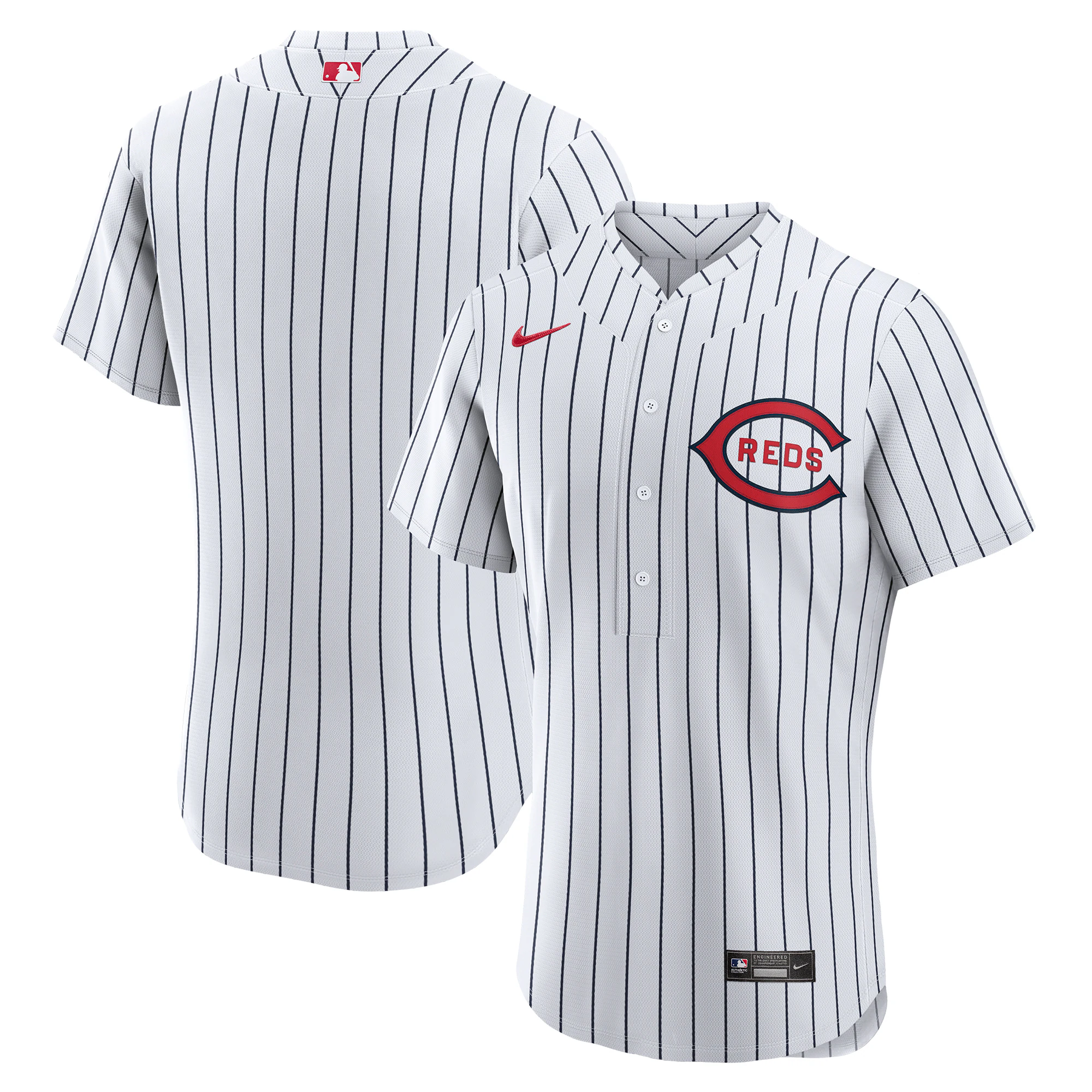 Cincinnati Reds 2022 Mlb At Field Of Dreams Game Authentic Team Jersey – White