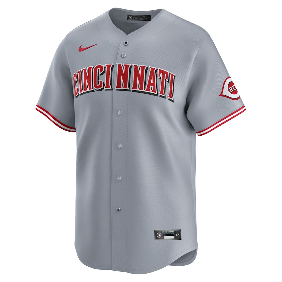 Alternative view of Cincinnati Reds Away Limited Men Jersey - Gray