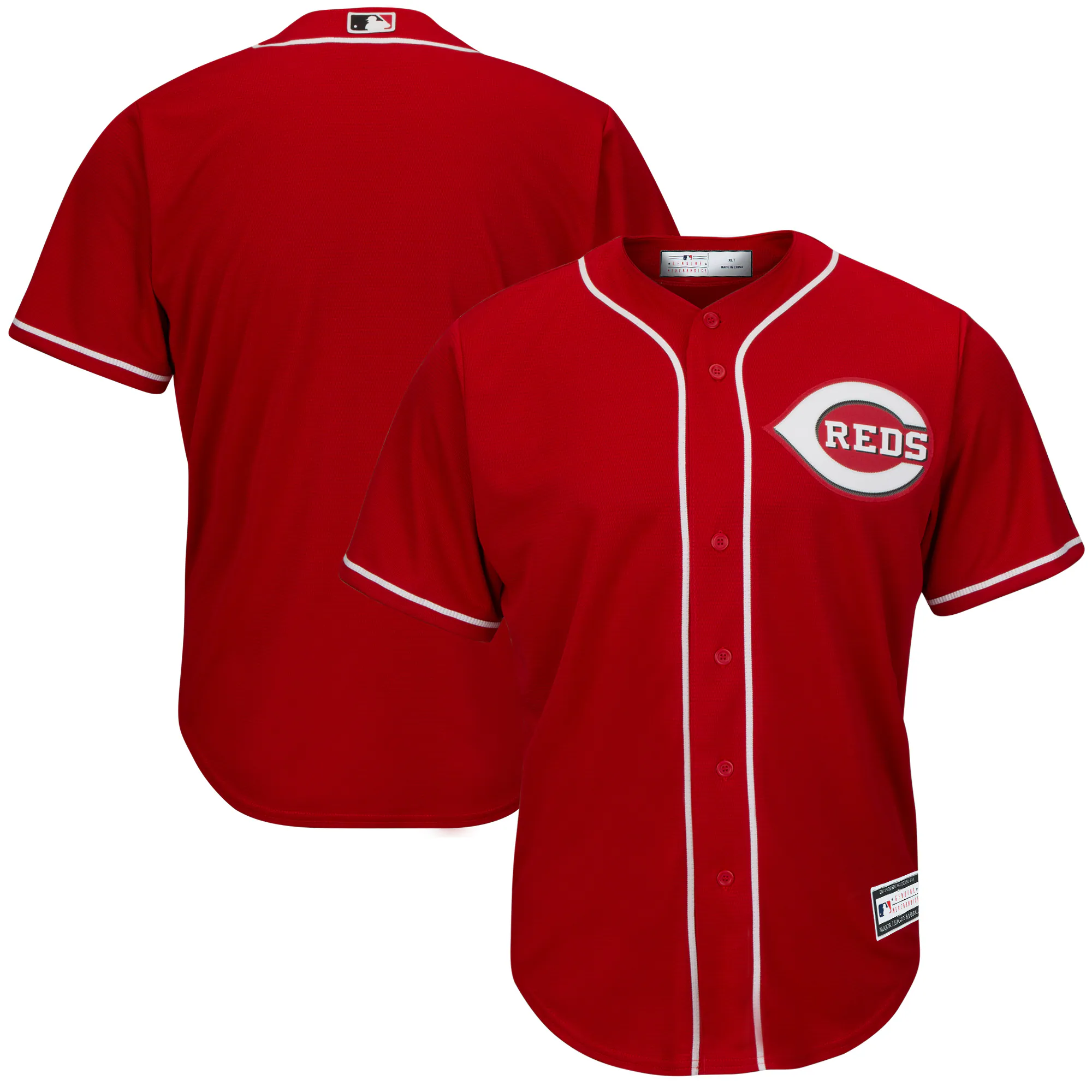 Cincinnati Reds Big & Tall Replica Team Jersey – Red