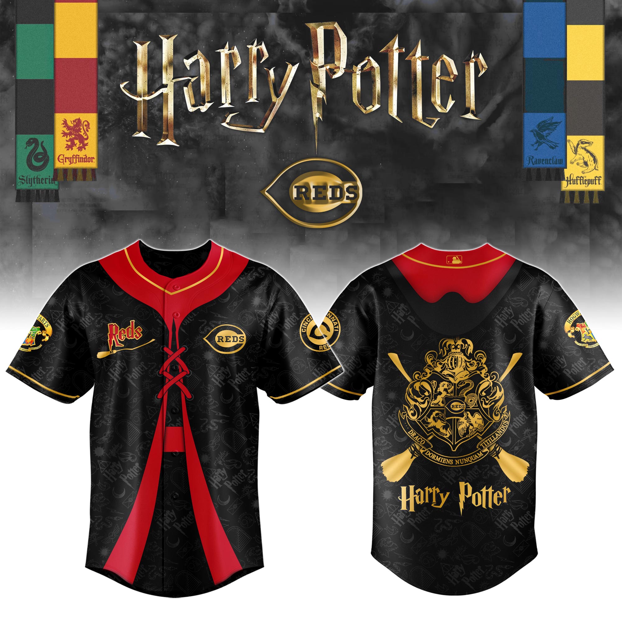 Cincinnati Reds Mlb X Harry Potter Night Jersey