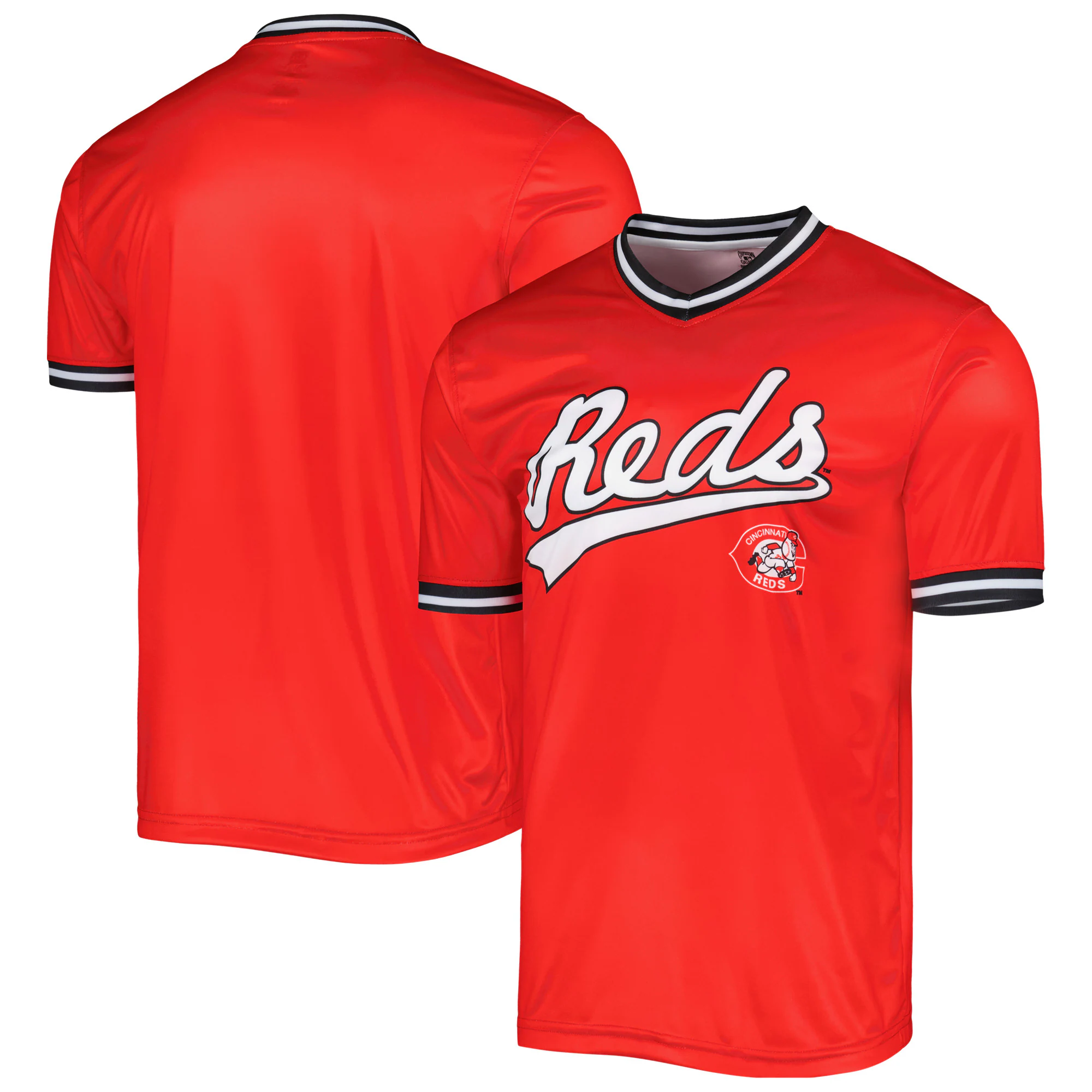 Cincinnati Reds Stitches Cooperstown Collection Team Jersey – Red