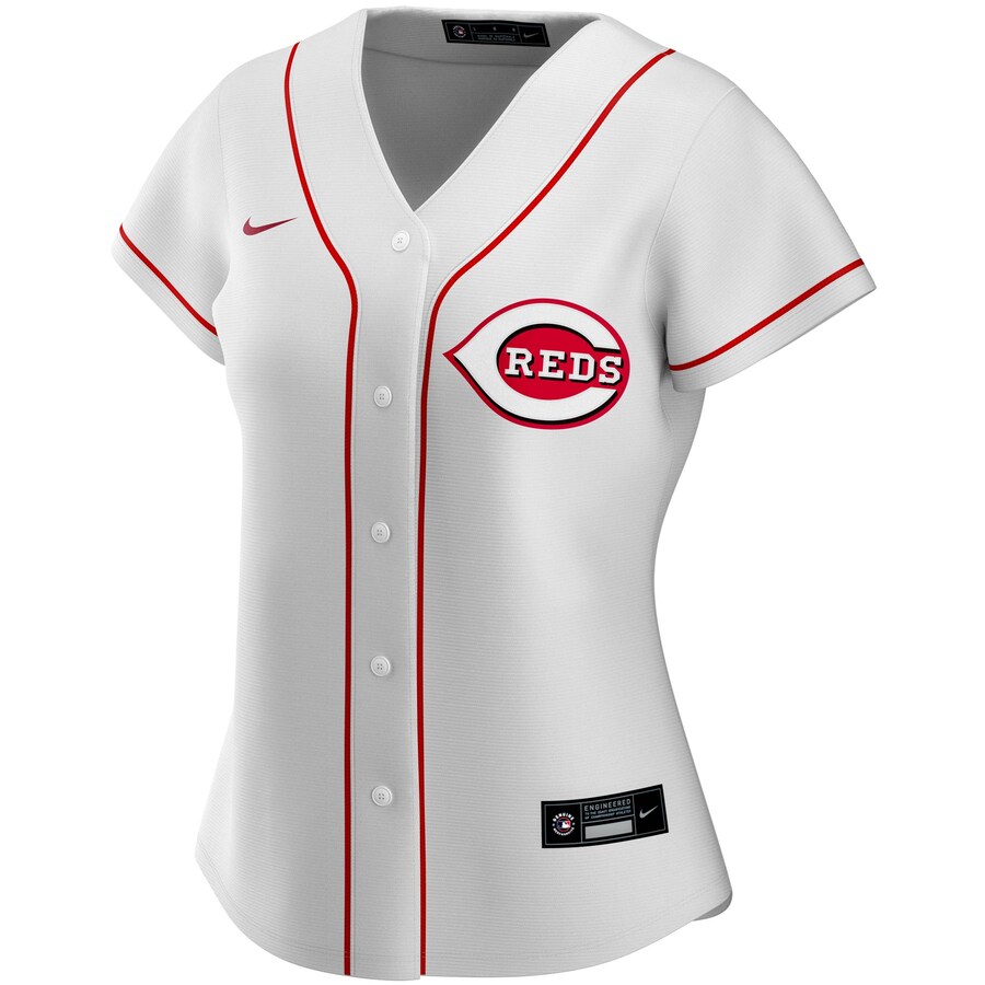 Alternative view of Cincinnati Reds Women's Home 2020 Replica Team Jersey ÃƒÂ¢Ã¢â€šÂ¬Ã¢â‚¬Å“ White