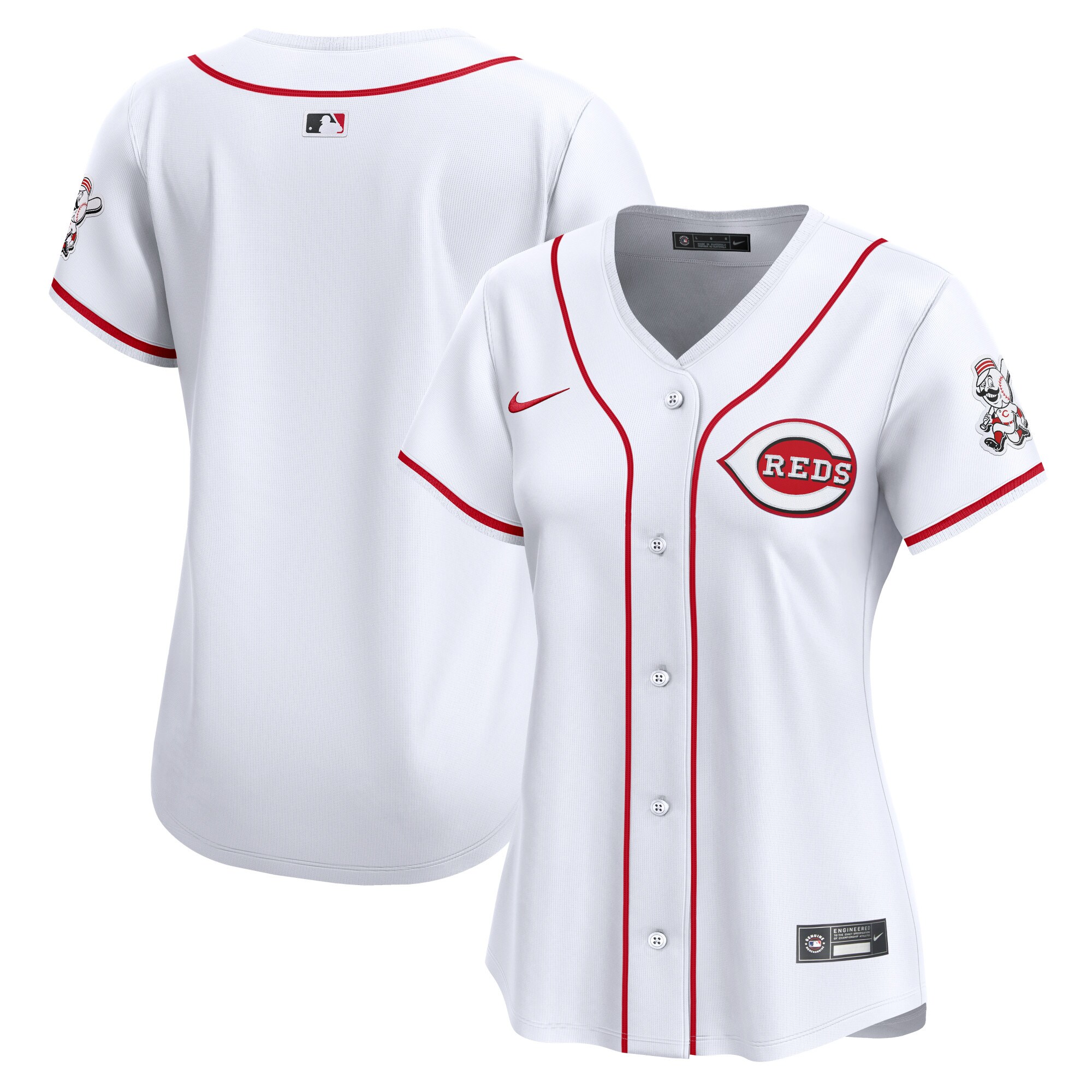 Cincinnati Reds Women's Home Limited Jersey - White