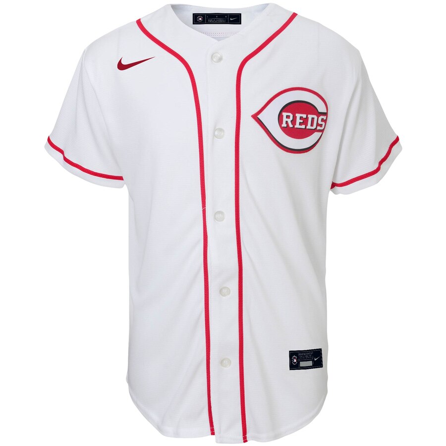 Alternative view of Cincinnati Reds Youth Home 2020 Replica Team Jersey - White