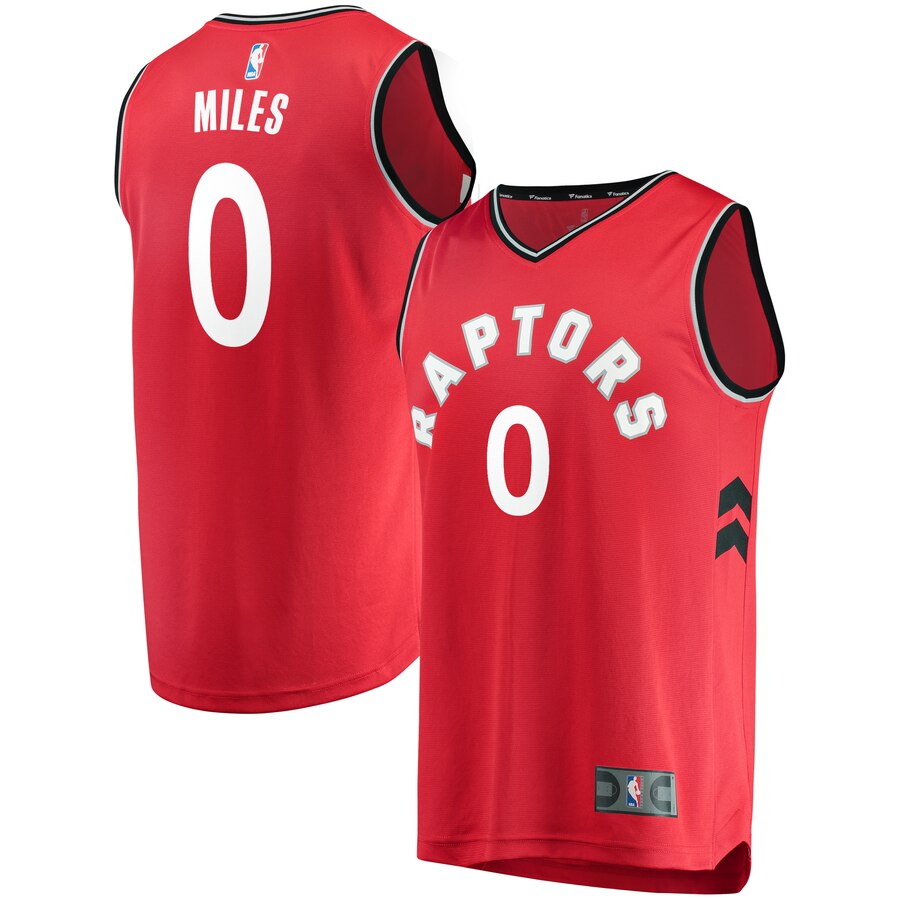 Cj Miles Toronto Raptors Fanatics Branded Fast Break Player Jersey Red - Icon Edition