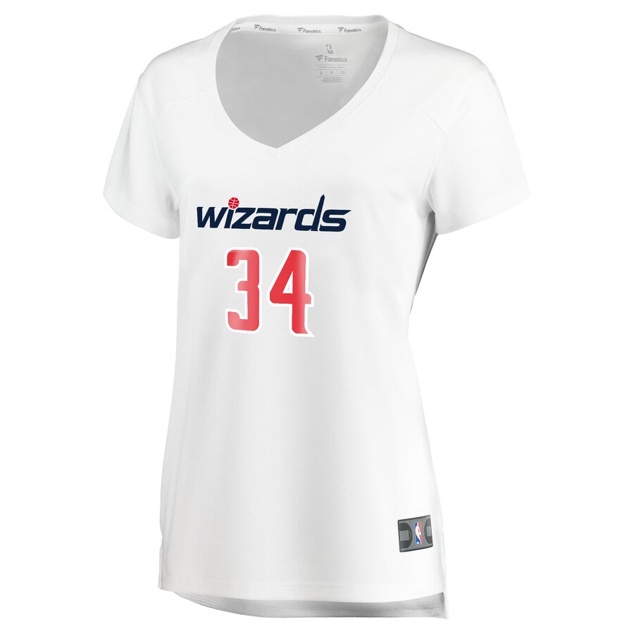 Alternative view of Cj Miles Washington Wizards Fanatics Branded Women's Fast Break Replica Jersey White - Association Edition