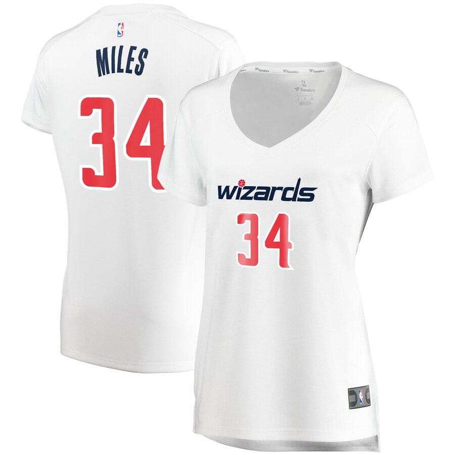 Cj Miles Washington Wizards Fanatics Branded Women's Fast Break Replica Jersey White - Association Edition