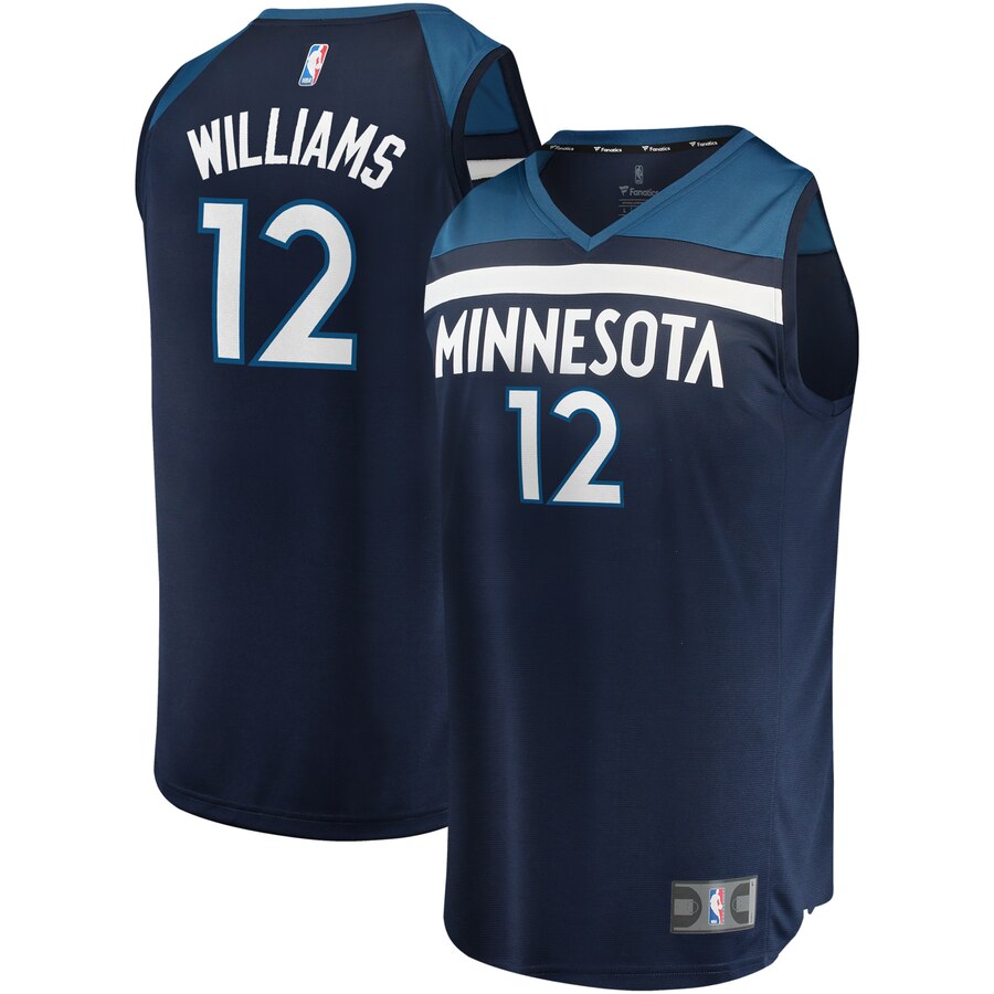 C.j. Williams Minnesota Timberwolves Fanatics Branded Fast Break Replica Jersey - Icon Edition - Blue