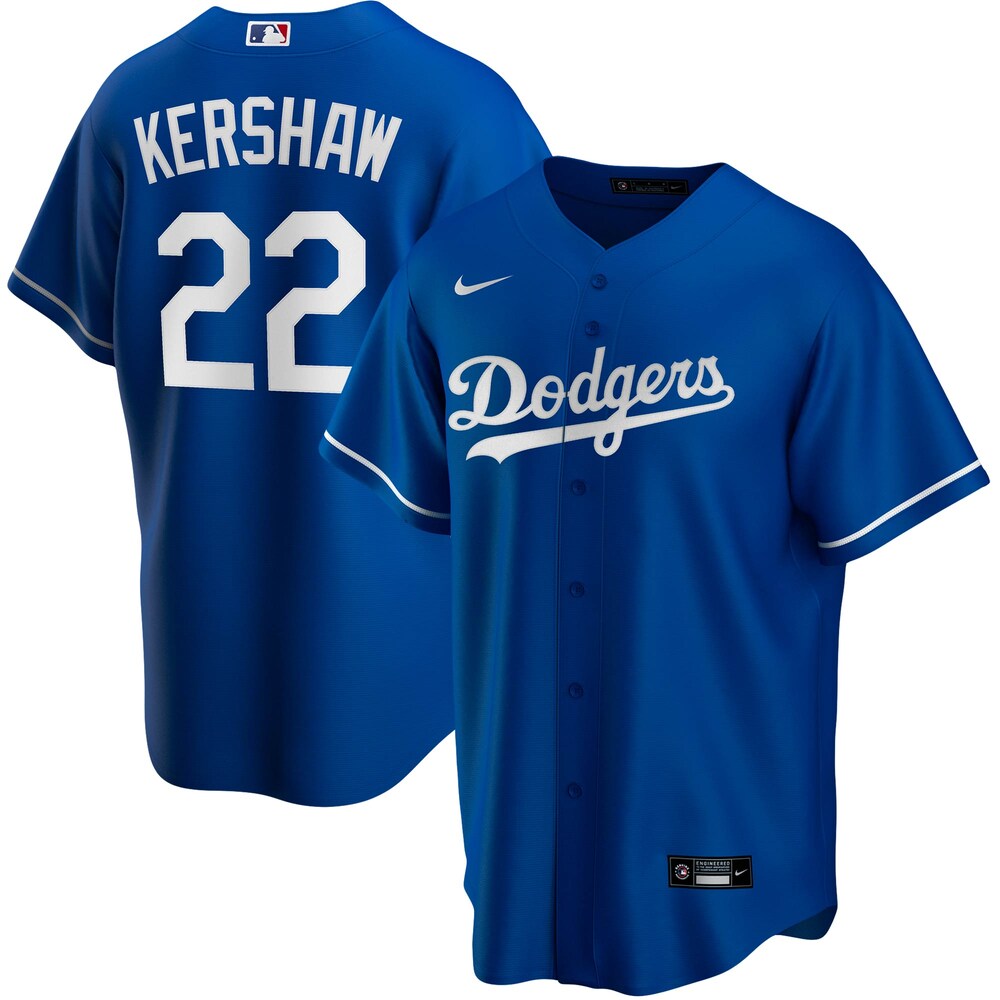 Clayton Kershaw Los Angeles Dodgers Alternate 2020 Player Jersey - Royal Color