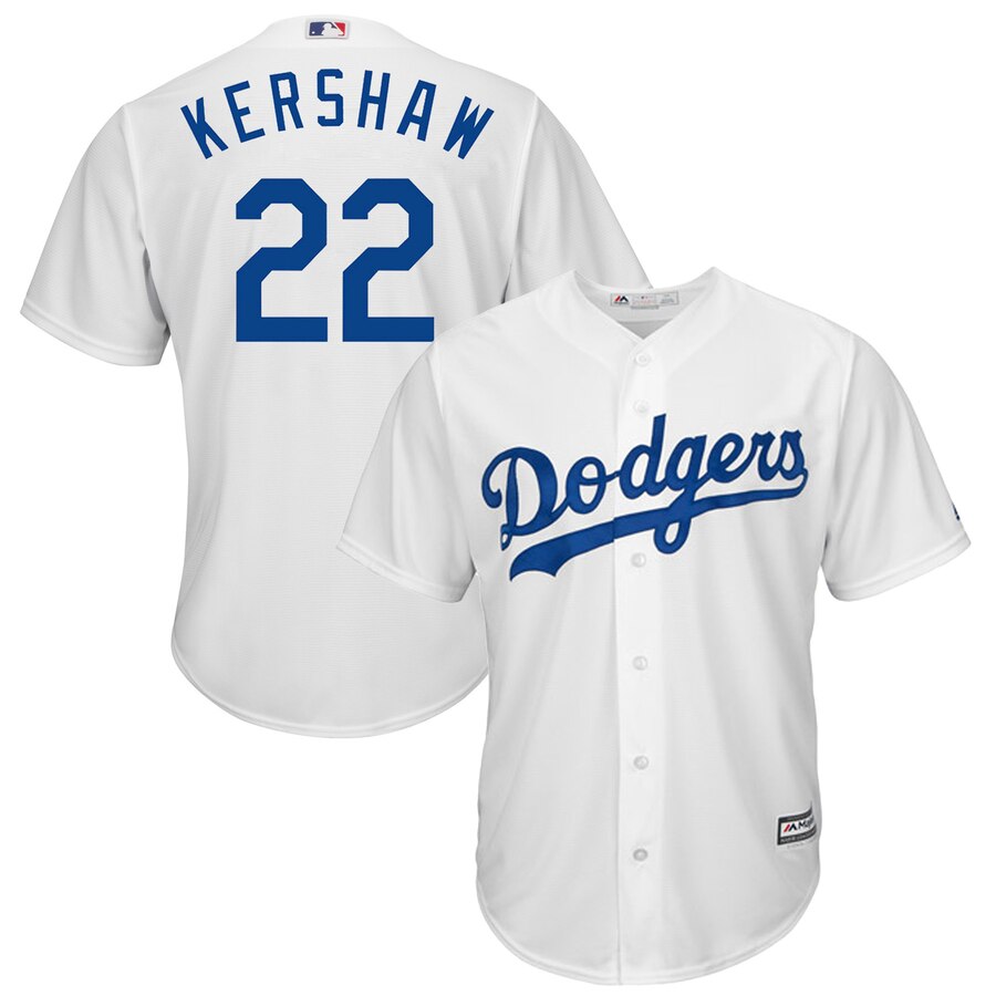Clayton Kershaw Los Angeles Dodgers Majestic Cool Base Player Jersey - White