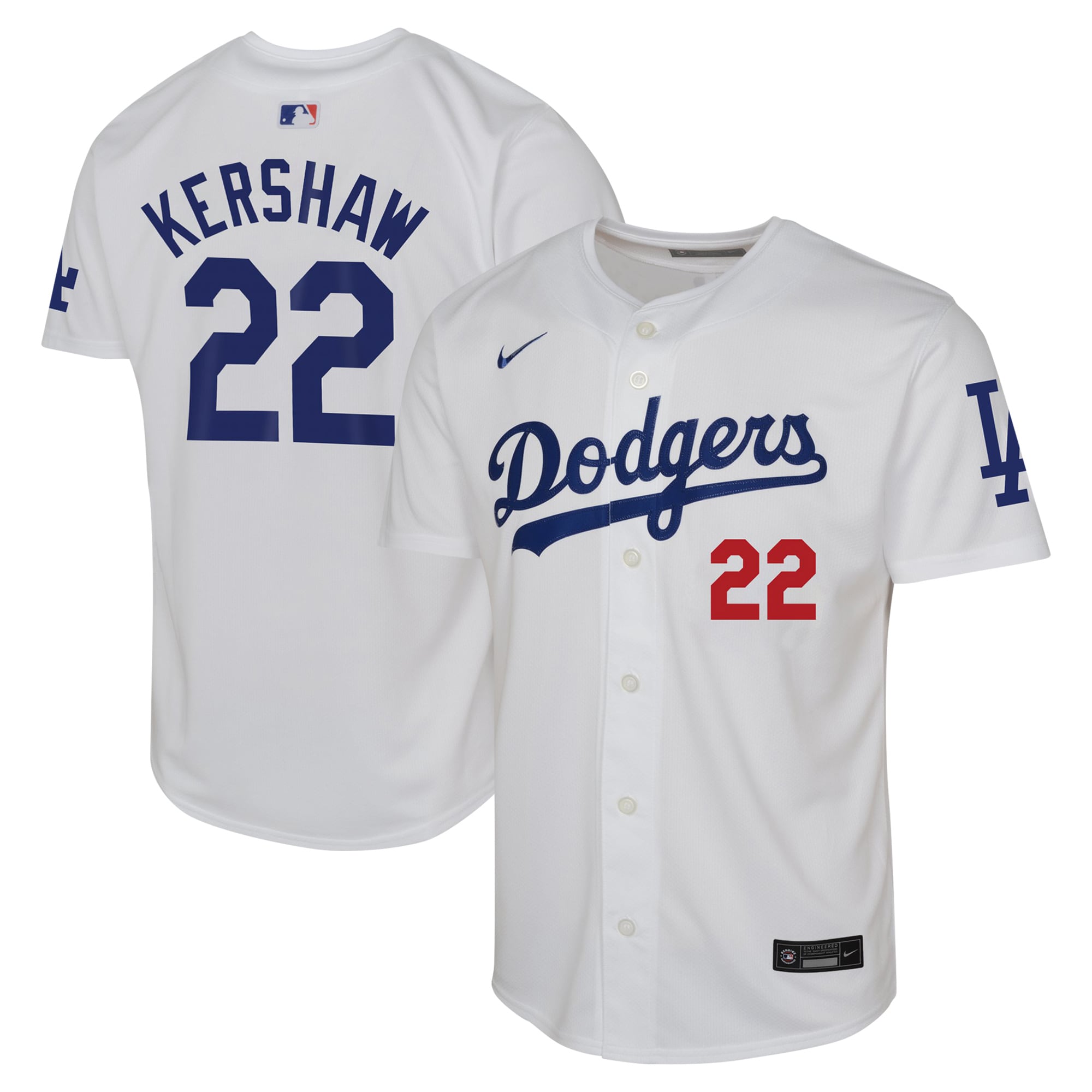 Clayton Kershaw Los Angeles Dodgers Youth Home Limited JerseyÃƒâ€šÃ‚Â ÃƒÂ¢Ã¢â€šÂ¬Ã¢â‚¬Å“ White
