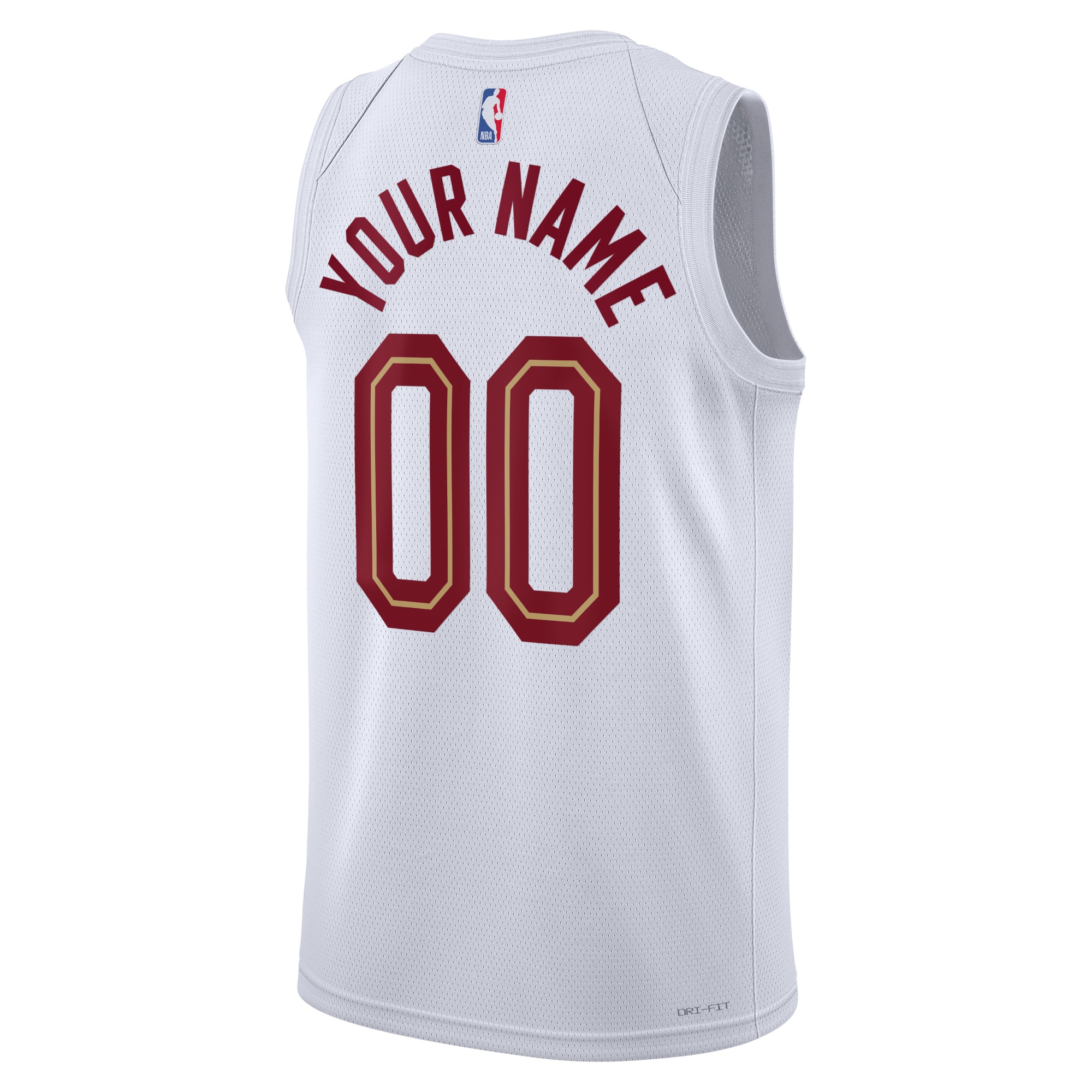 Alternative view of Cleveland Cavaliers Association Swingman Jersey - Custom - Unisex - JS176
