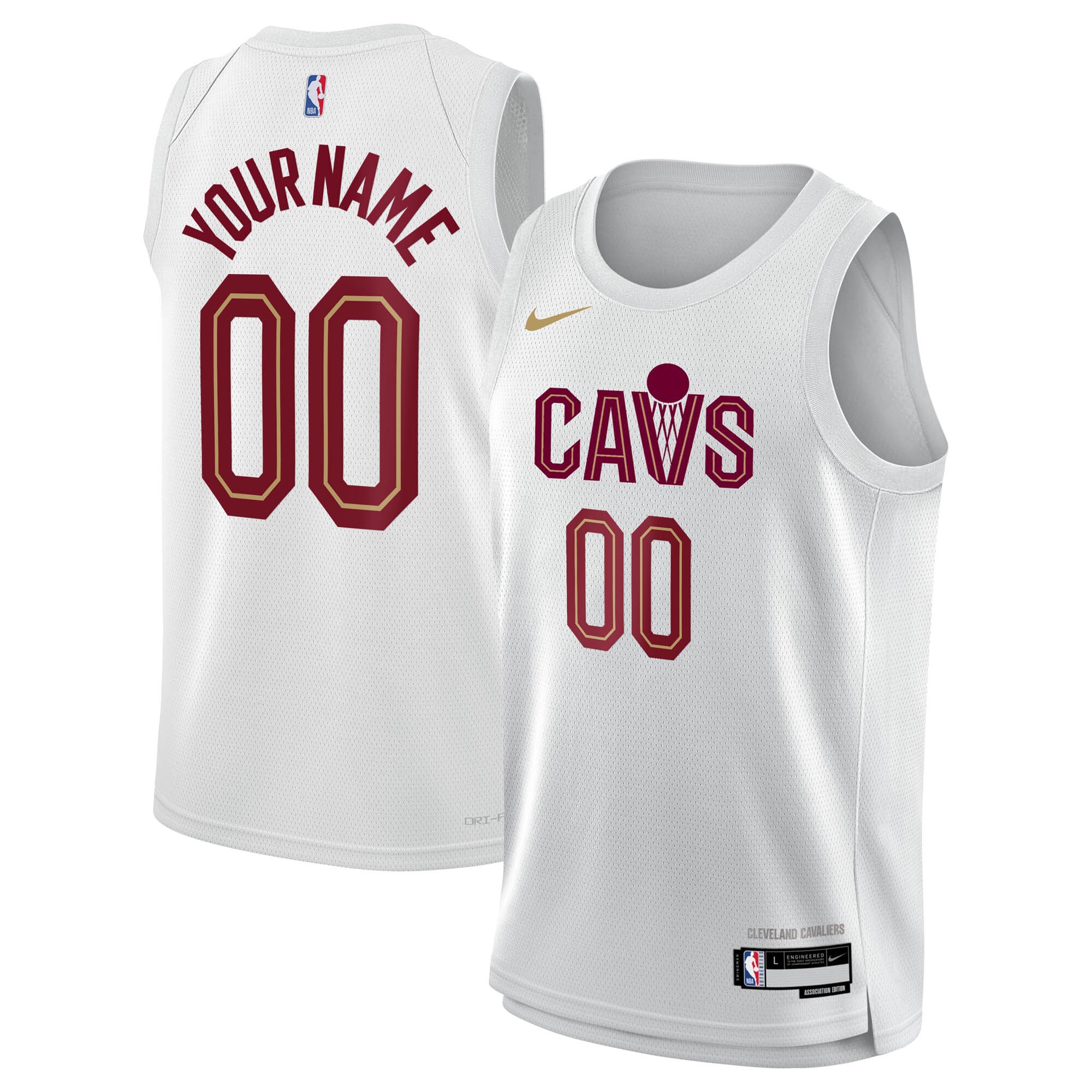 Cleveland Cavaliers Association Swingman Jersey - Custom - Youth - JS457