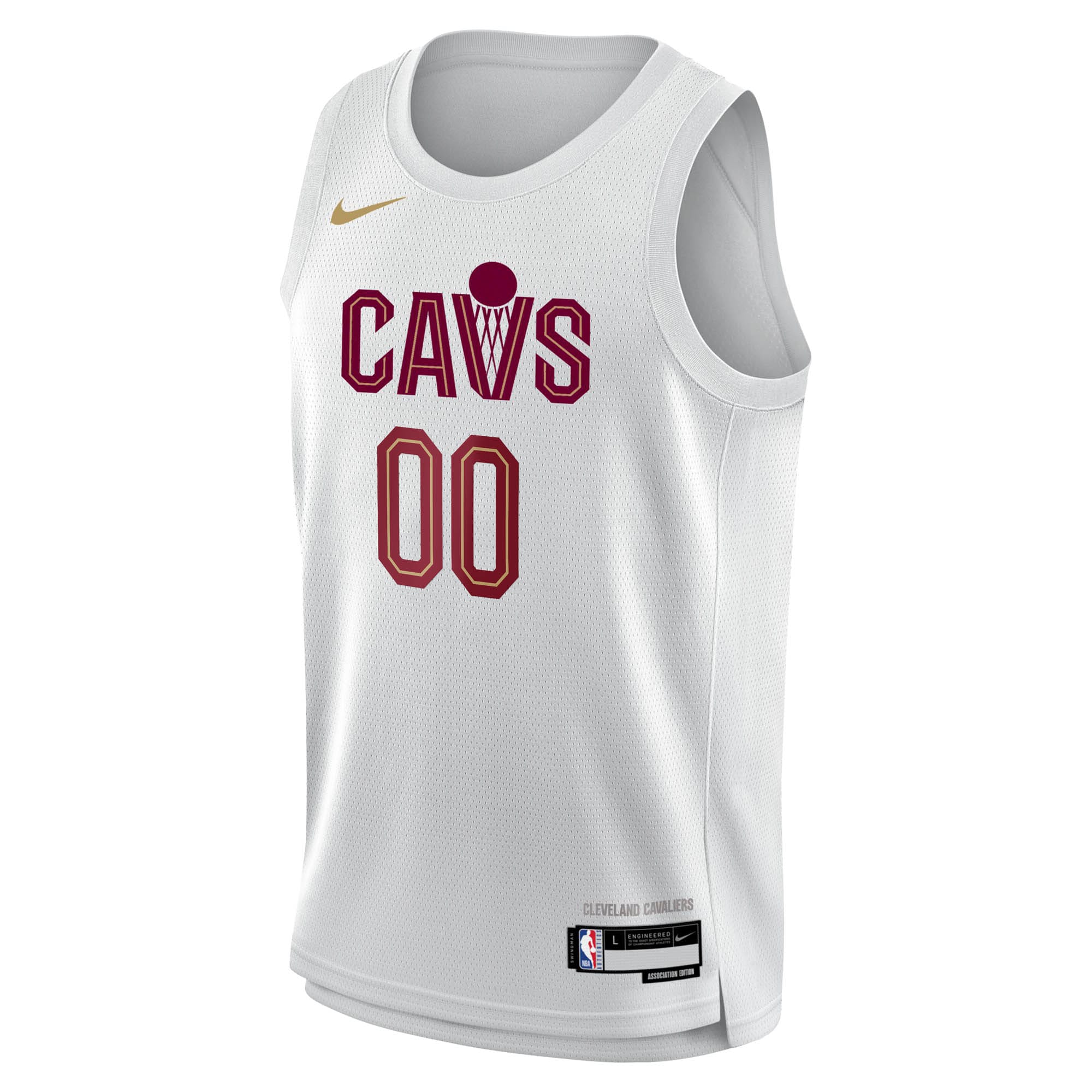 Alternative view of Cleveland Cavaliers Association Swingman Jersey - Custom - Youth - JS784