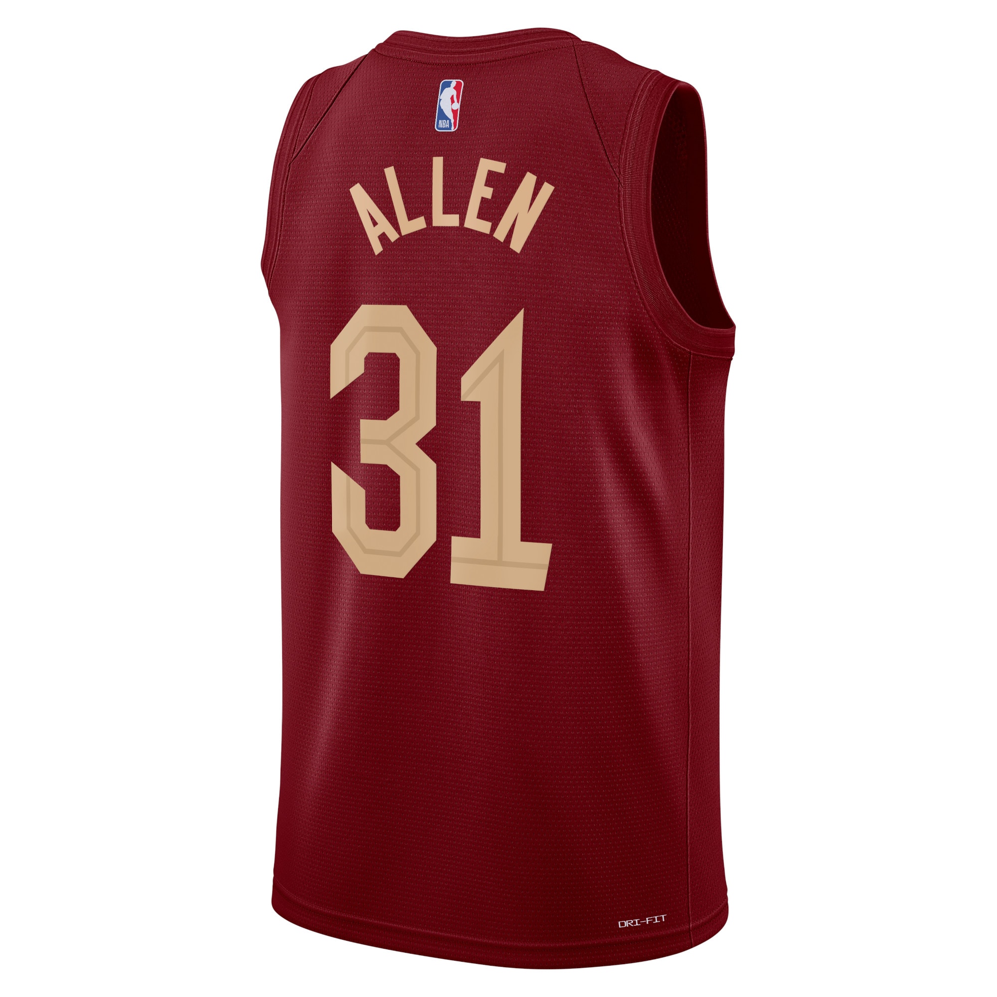 Alternative view of Cleveland Cavaliers Icon Edition Swingman Jersey - Maroon - Jarrett Allen - Unisex - JS205