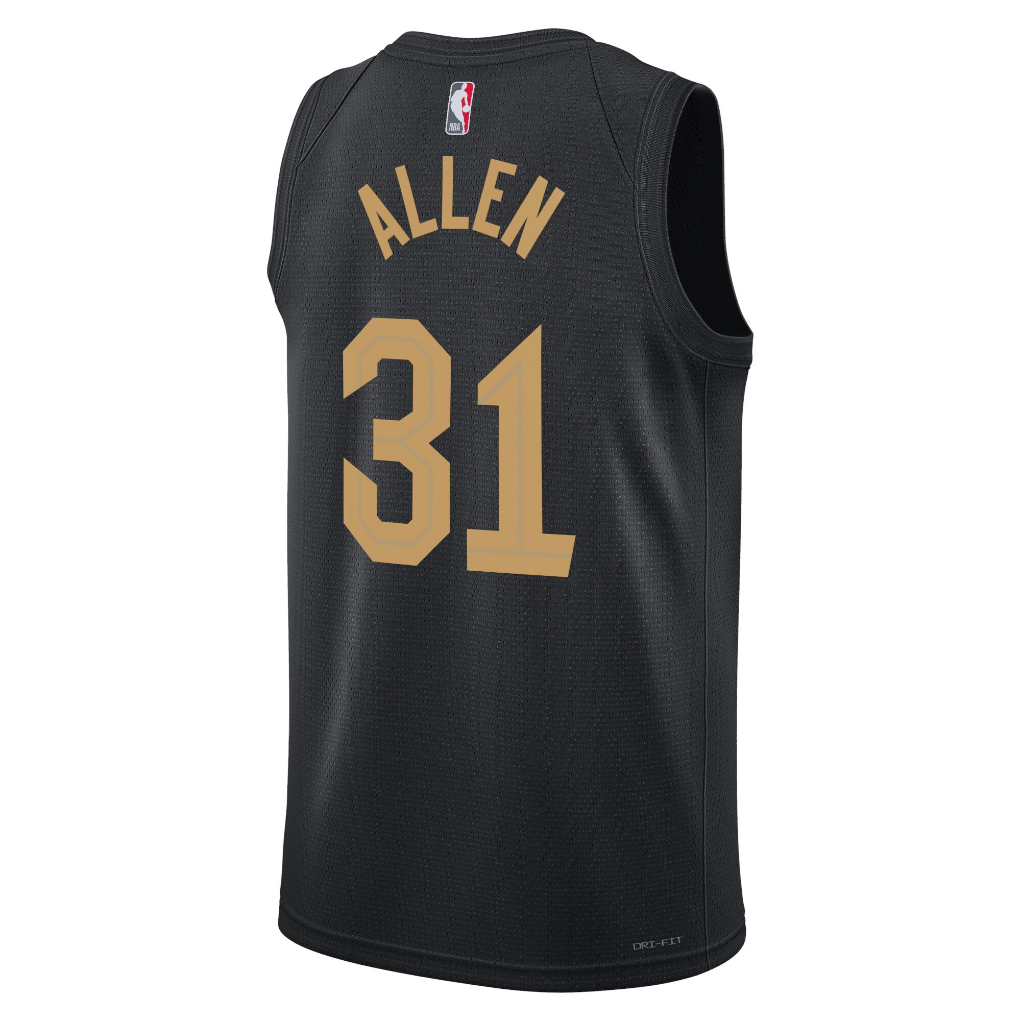 Alternative view of Cleveland Cavaliers Jordan Statement Edition Swingman Jersey - Black - Jarrett Allen - Unisex - JS574