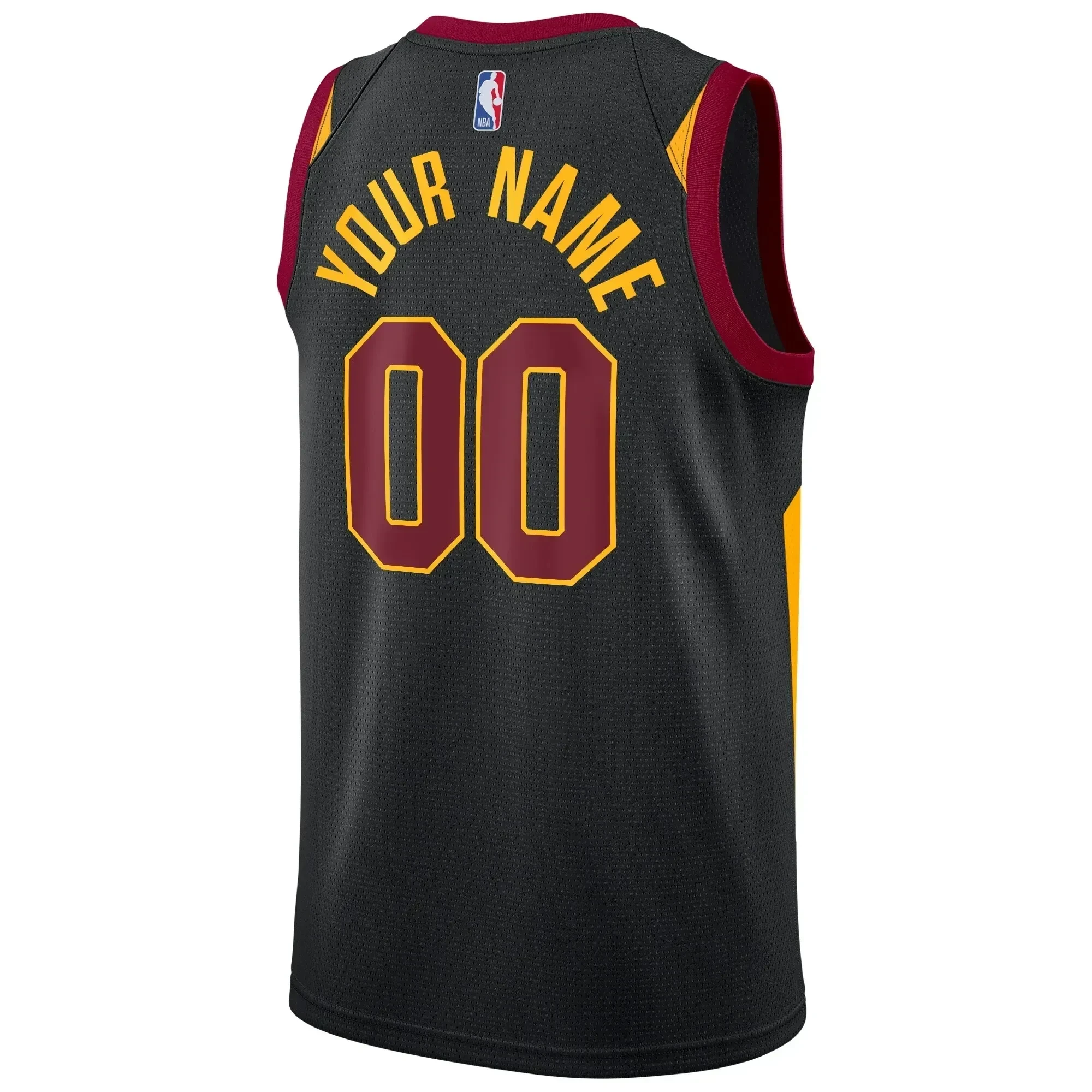 Cleveland Cavaliers Swingman Custom Jersey - Statement Edition - Black - JS829