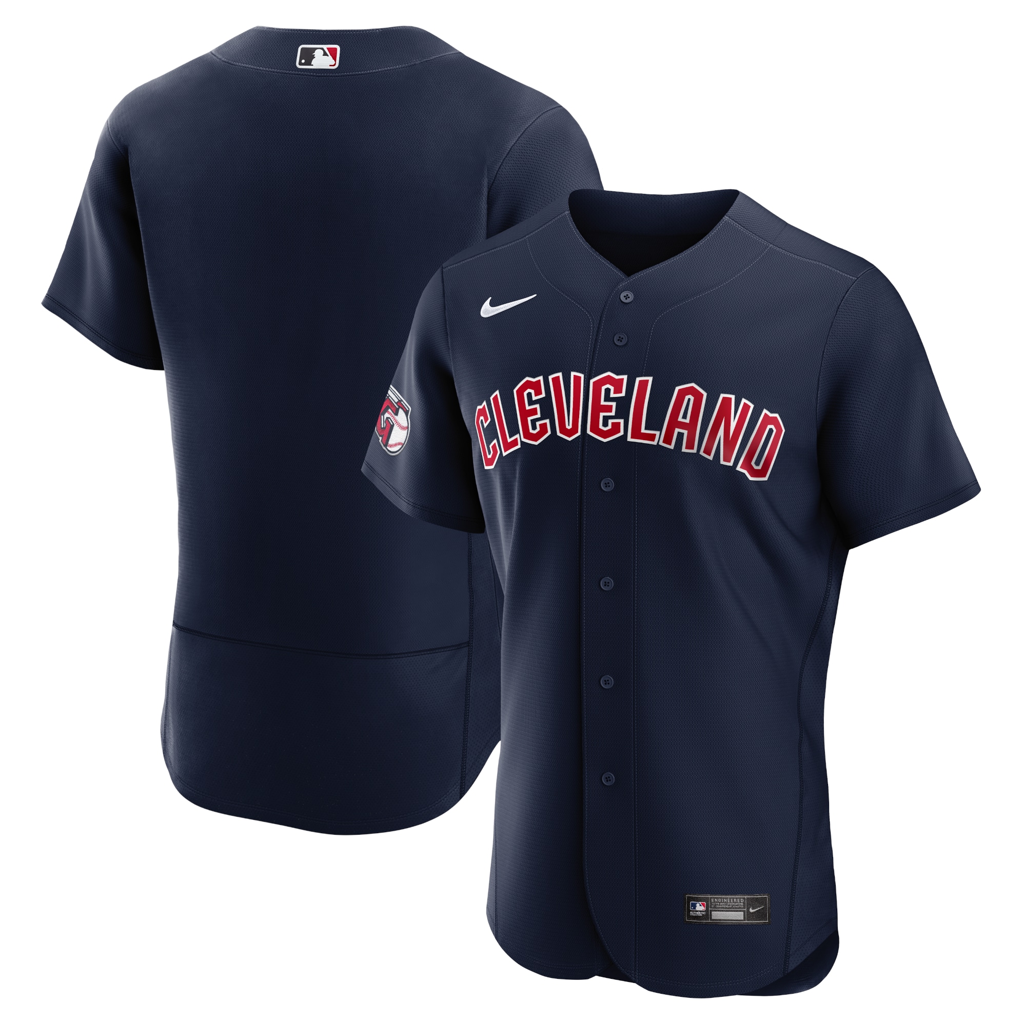 Cleveland Guardians Alternate Authentic Team Jersey – Navy