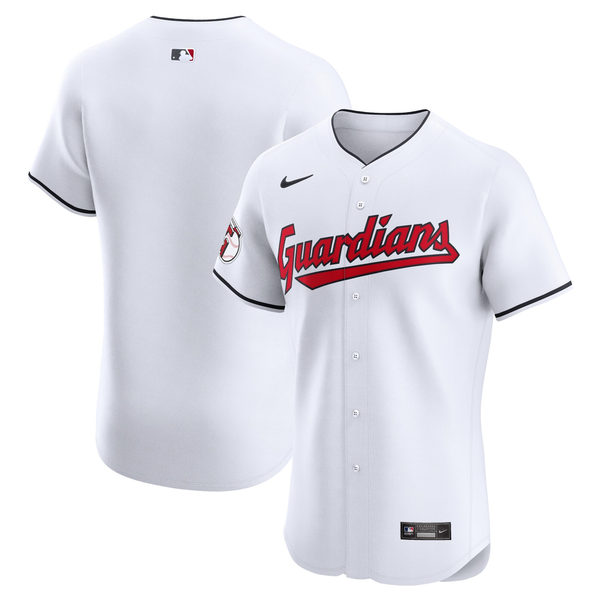 Cleveland Guardians Home Elite Jersey - White