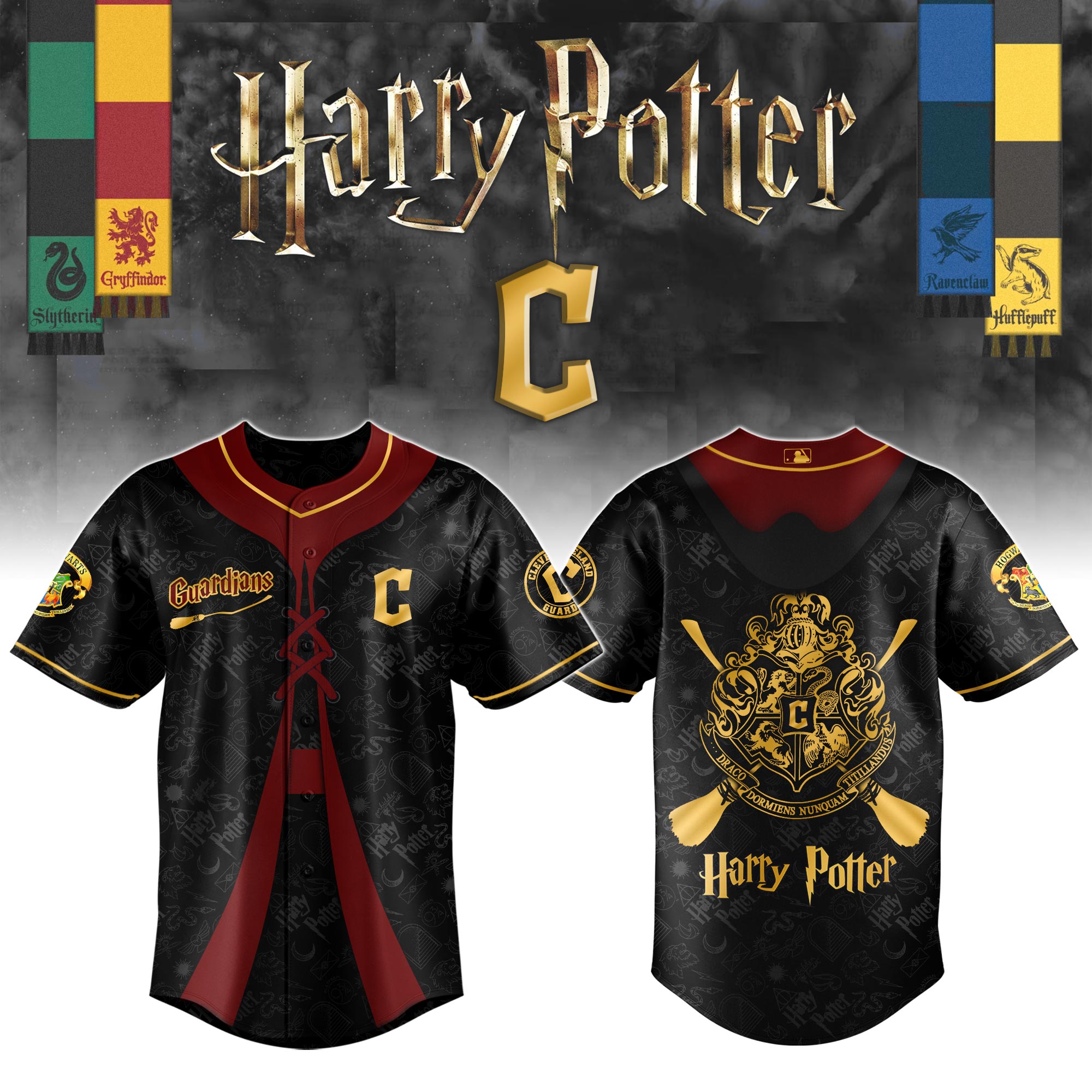 Cleveland Guardians Mlb X Harry Potter Night Jersey