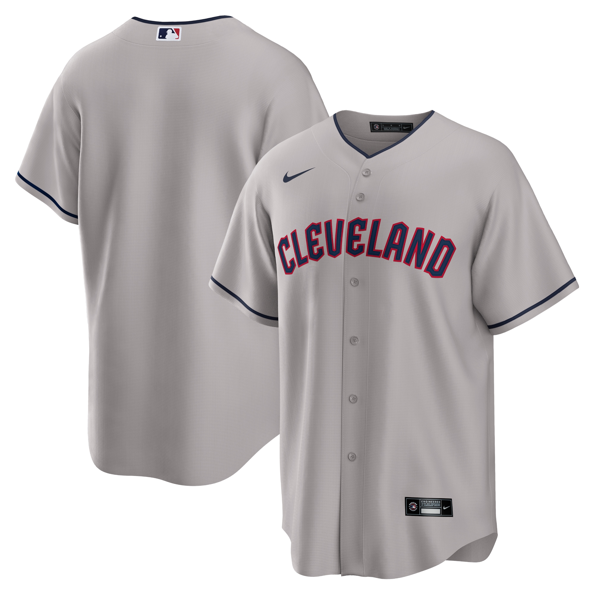 Cleveland Guardians Road Replica Jersey - Gray