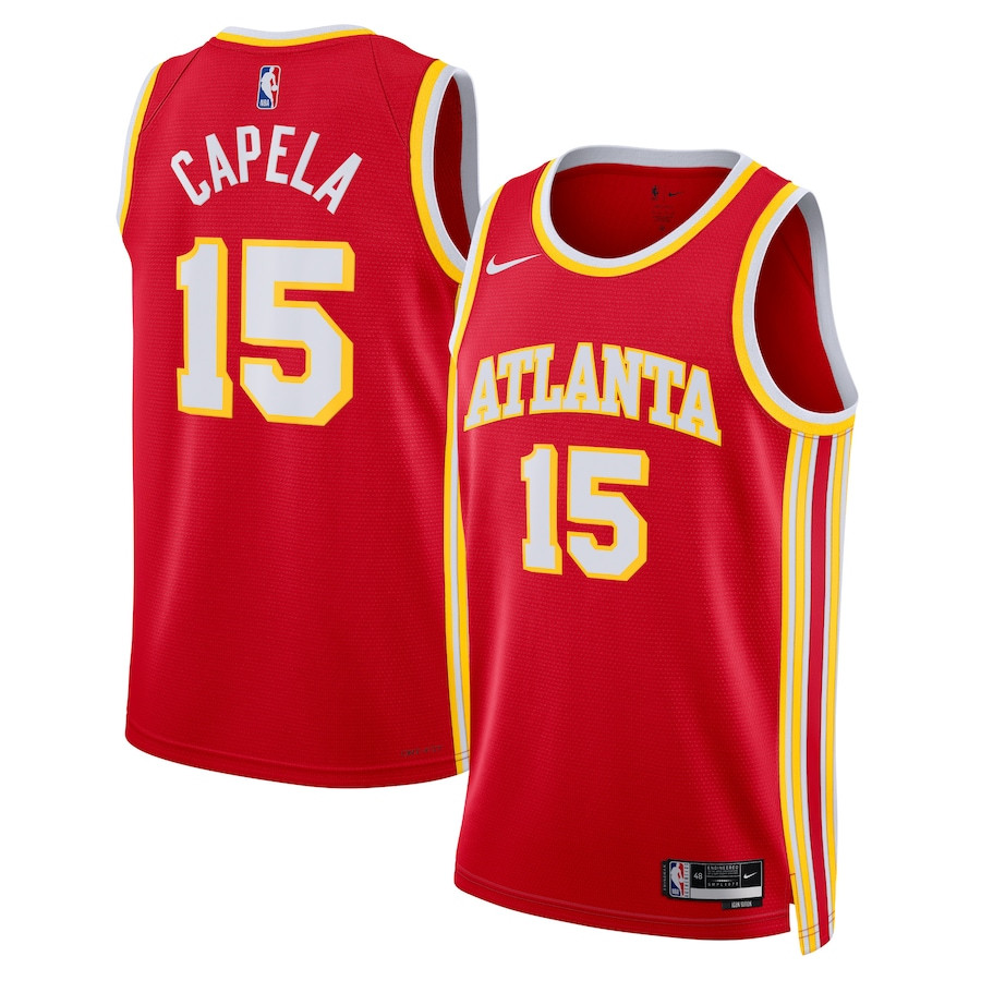 Clint Capela 15 Atlanta Hawks Unisex Swingman Jersey - Icon Edition - Red - JS957 
