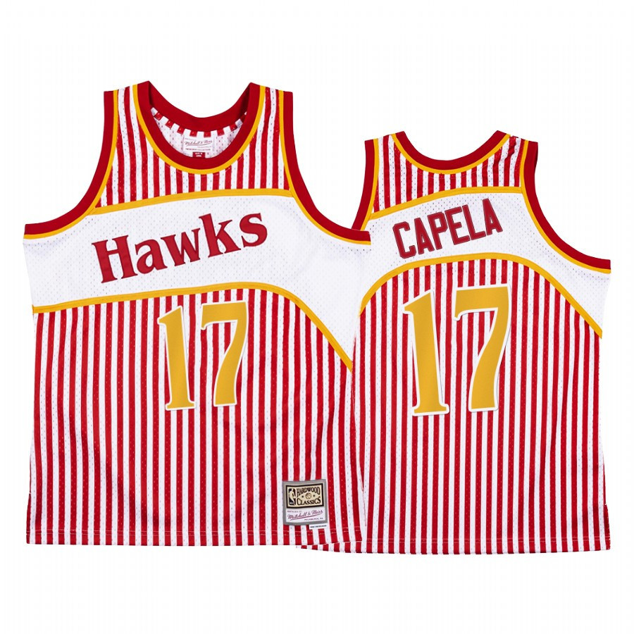 Clint Capela 17 Atlanta Hawks Independence Day Red Stars And Stripes Jersey - JS225 
