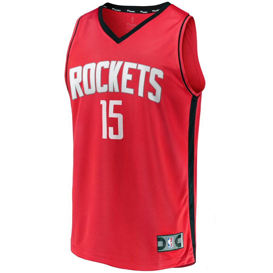 Alternative view of Clint Capela Houston Rockets Fanatics Branded Fast Break Player Replica Jersey - Icon Edition - Red