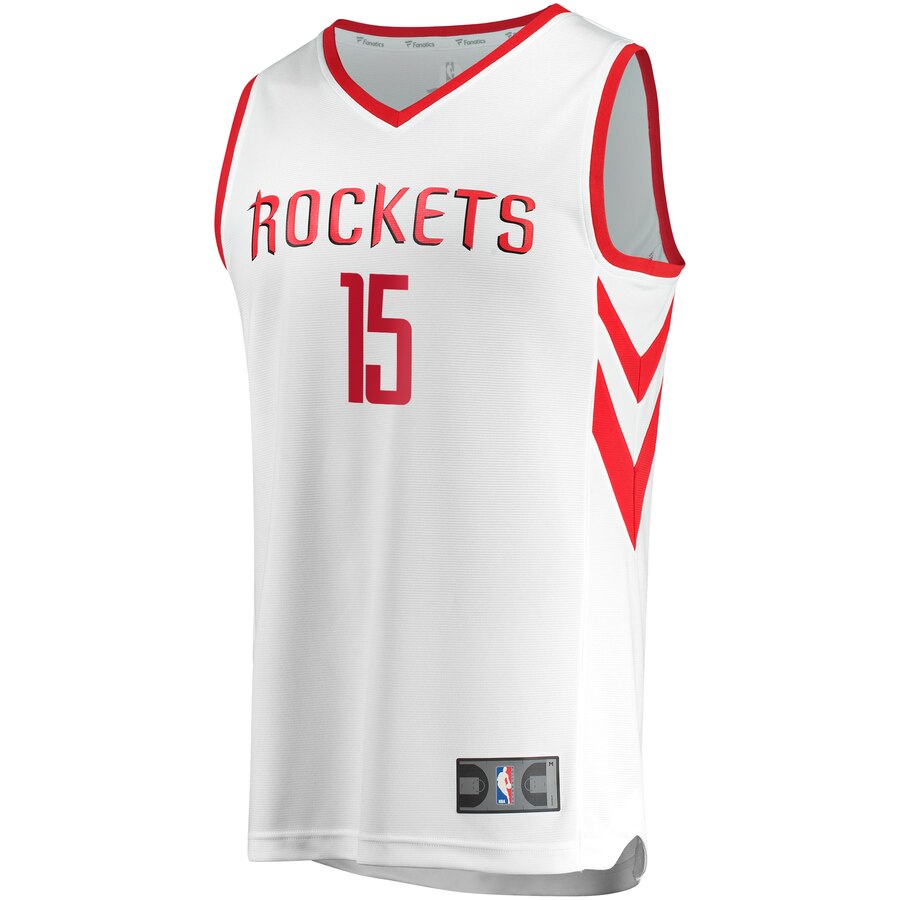 Alternative view of Clint Capela Houston Rockets Fanatics Branded Fast Break Replica Jersey - Association Edition - White