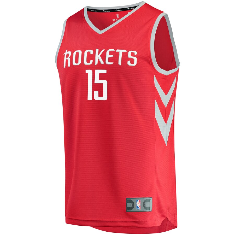 Alternative view of Clint Capela Houston Rockets Fanatics Branded Fast Break Replica Player Jersey Red - Icon Edition