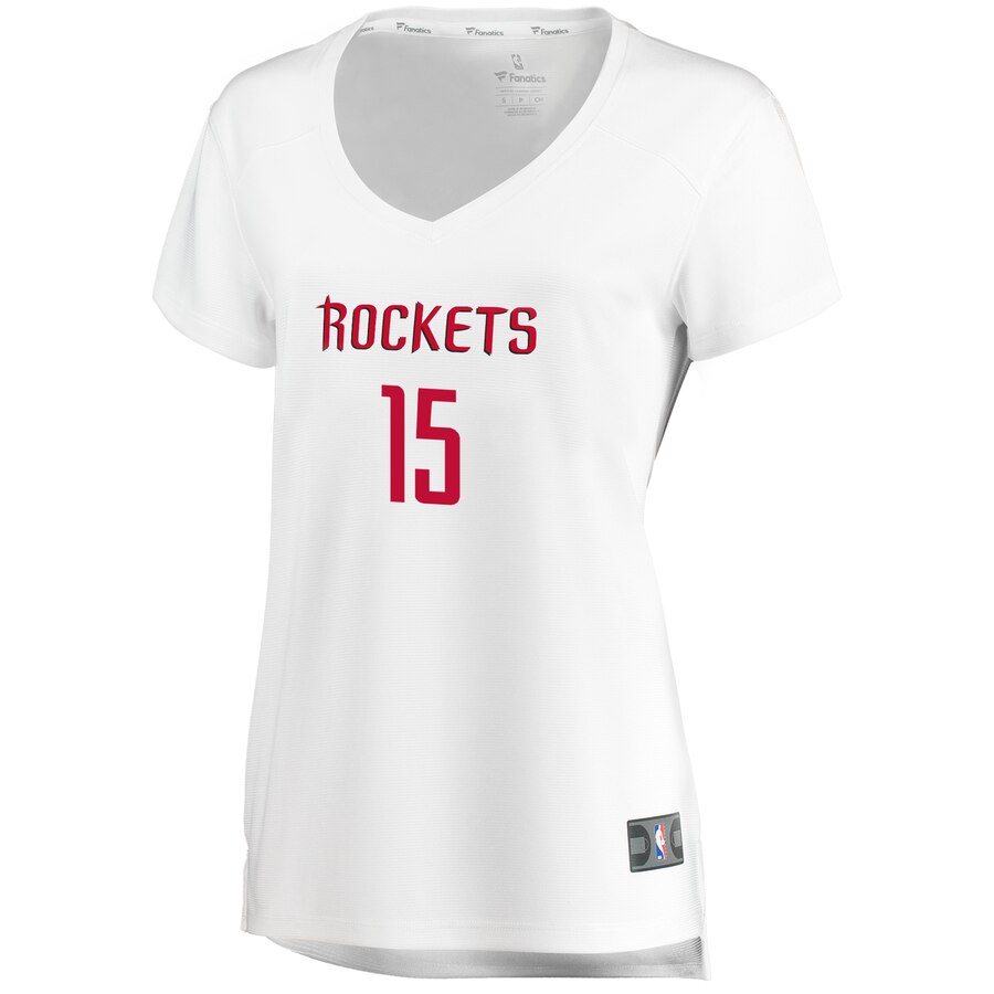 Alternative view of Clint Capela Houston Rockets Fanatics Branded Women's Fast Break Player Jersey White - Association Edition