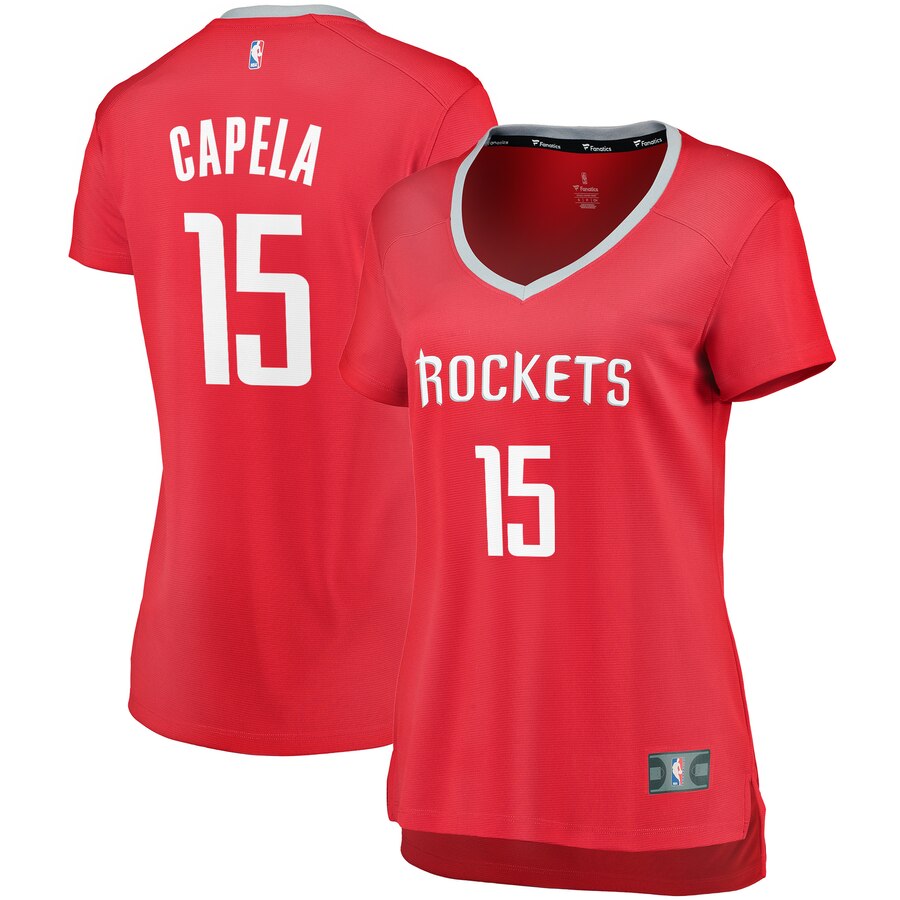 Clint Capela Houston Rockets Fanatics Branded Women's Fast Break Player Replica Jersey - Icon Edition - Red