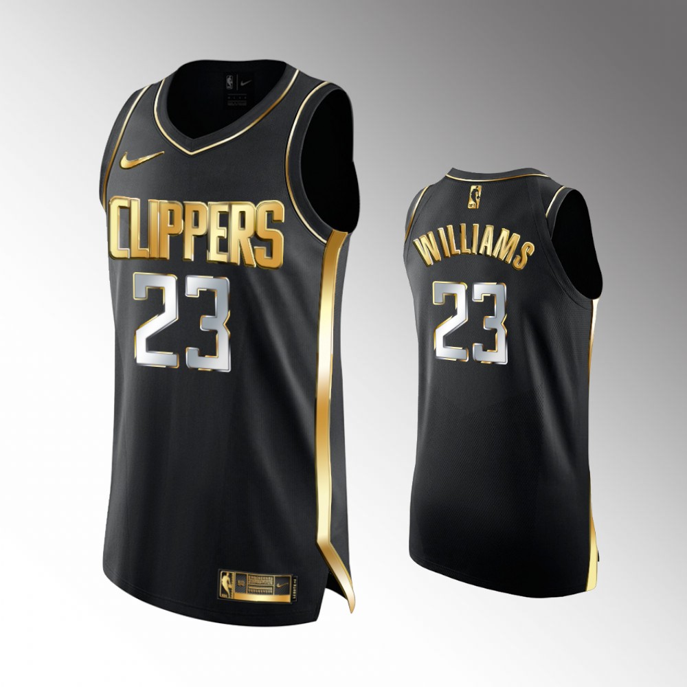 Clippers Lou Williams Golden Edition Black Jersey