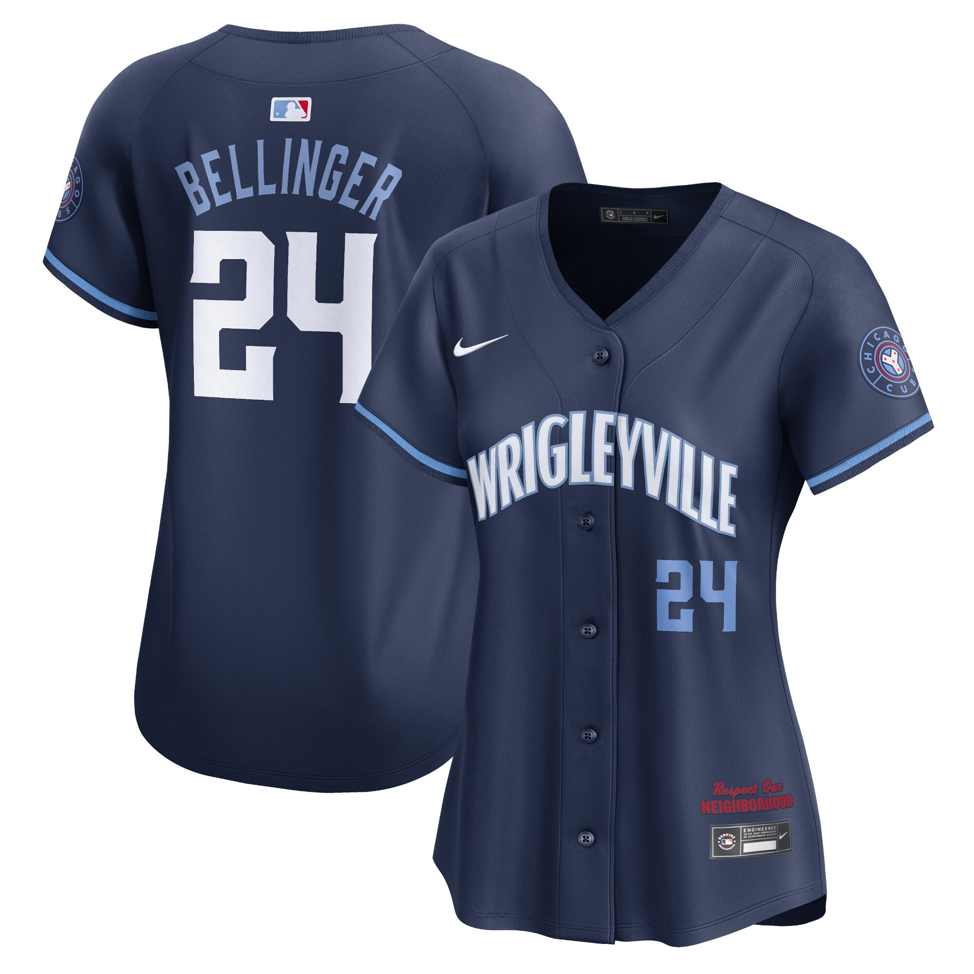 Cody Bellinger Chicago Cubs Women's City Connect Limited Player Jersey - Navy