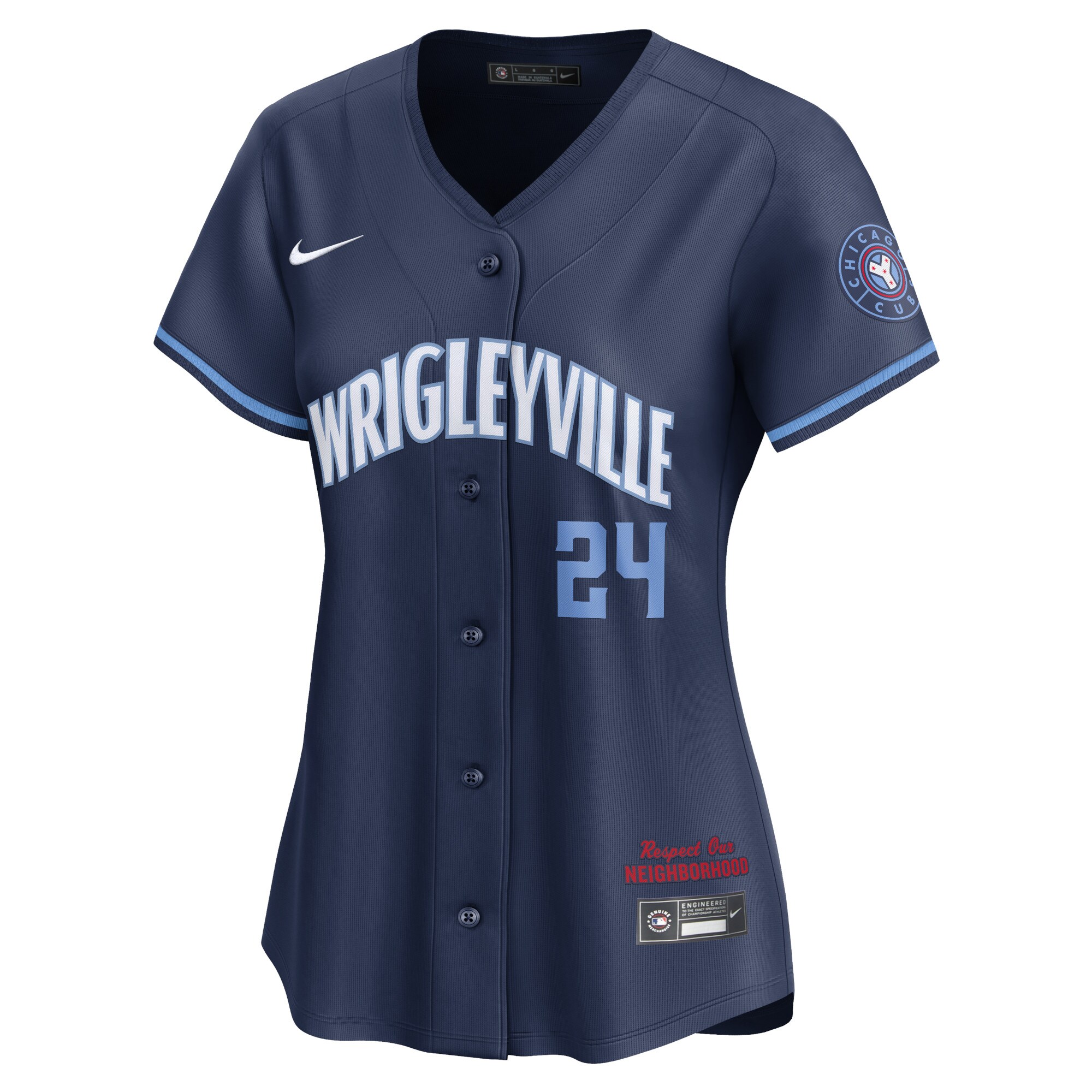 Alternative view of Cody Bellinger Chicago Cubs Women's City Connect Limited Player Jersey - Navy